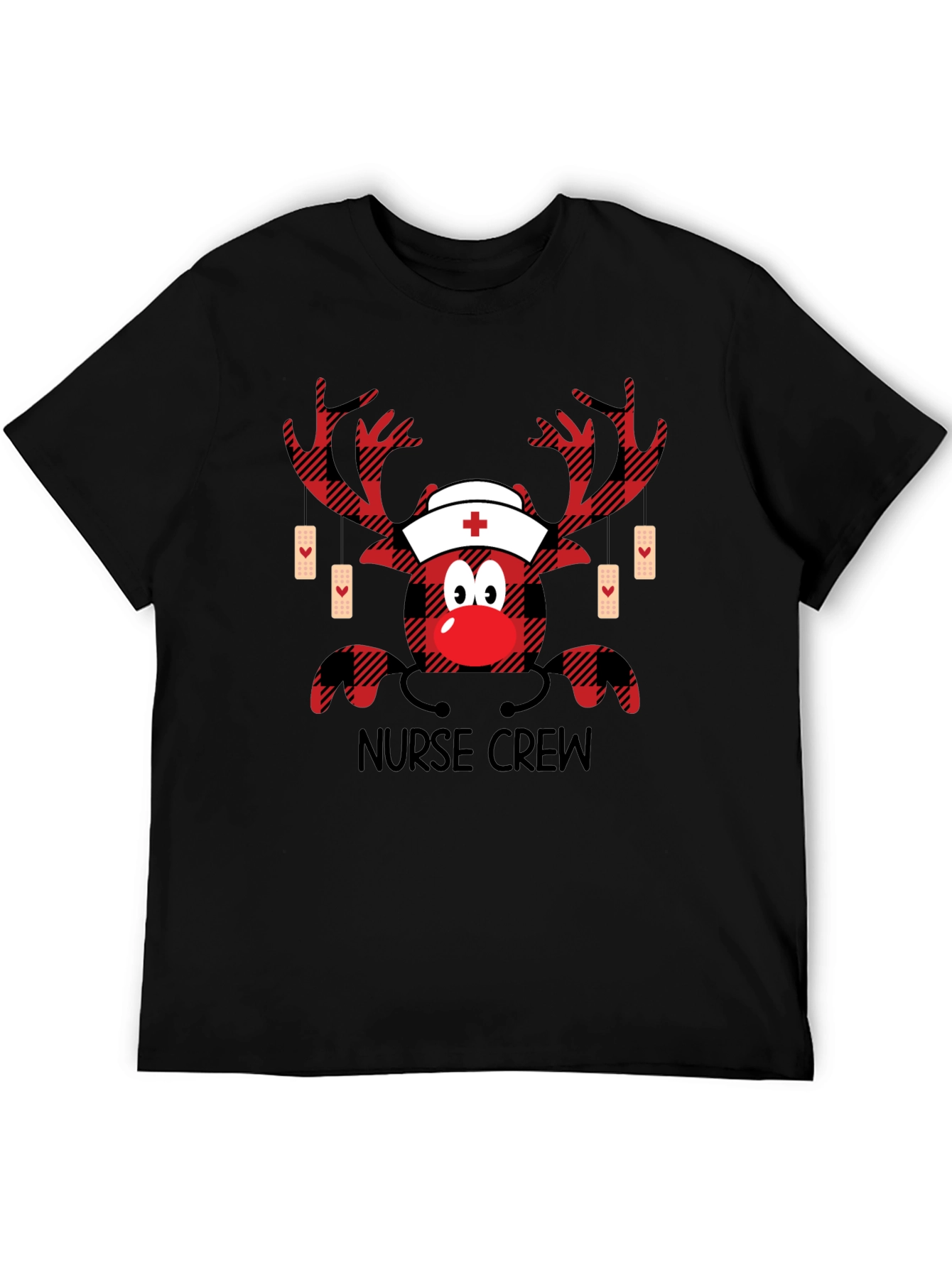 Nurse Crew Reindeer Graphic Tee