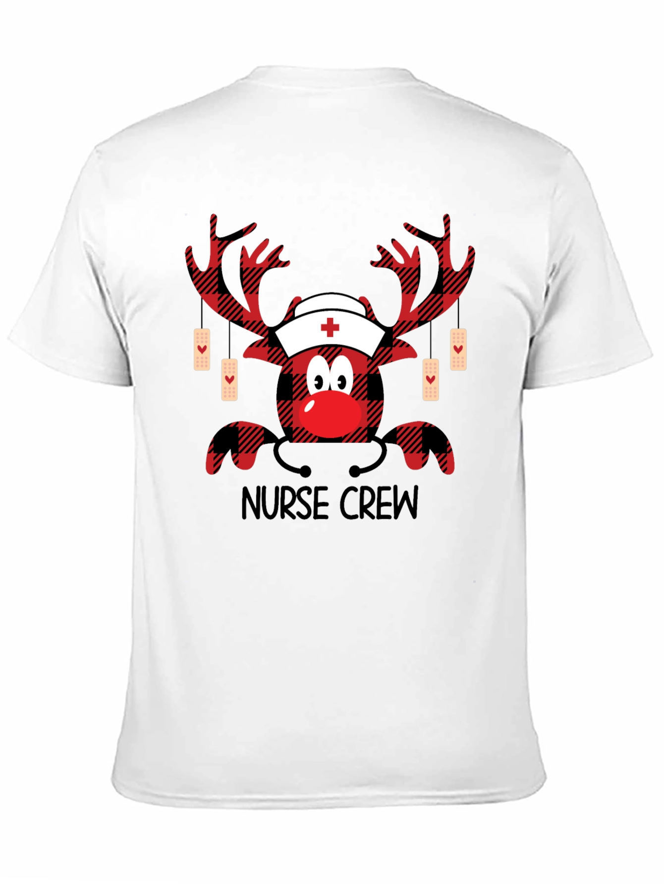 Nurse Crew Reindeer Graphic Tee