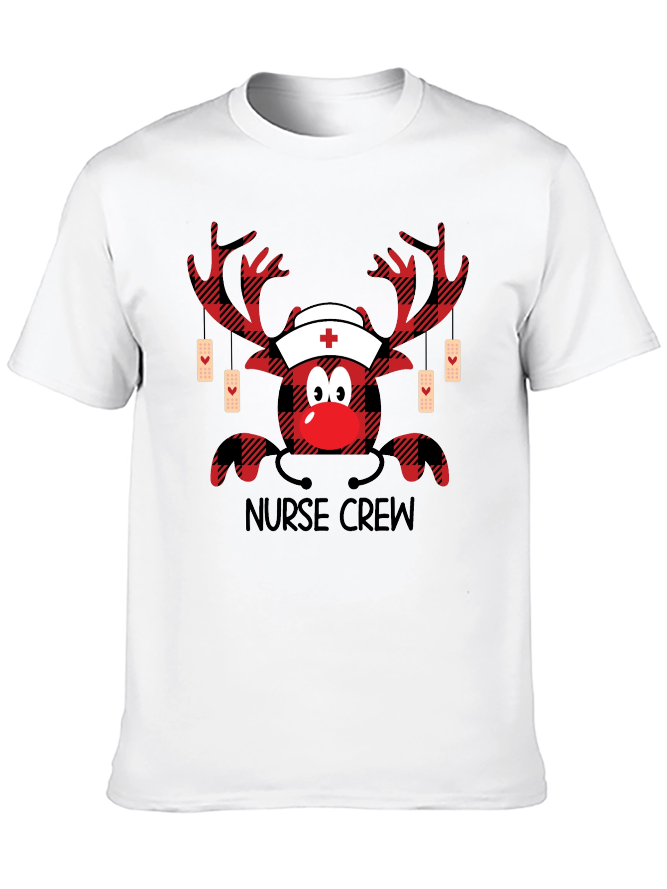Nurse Crew Reindeer Graphic Tee