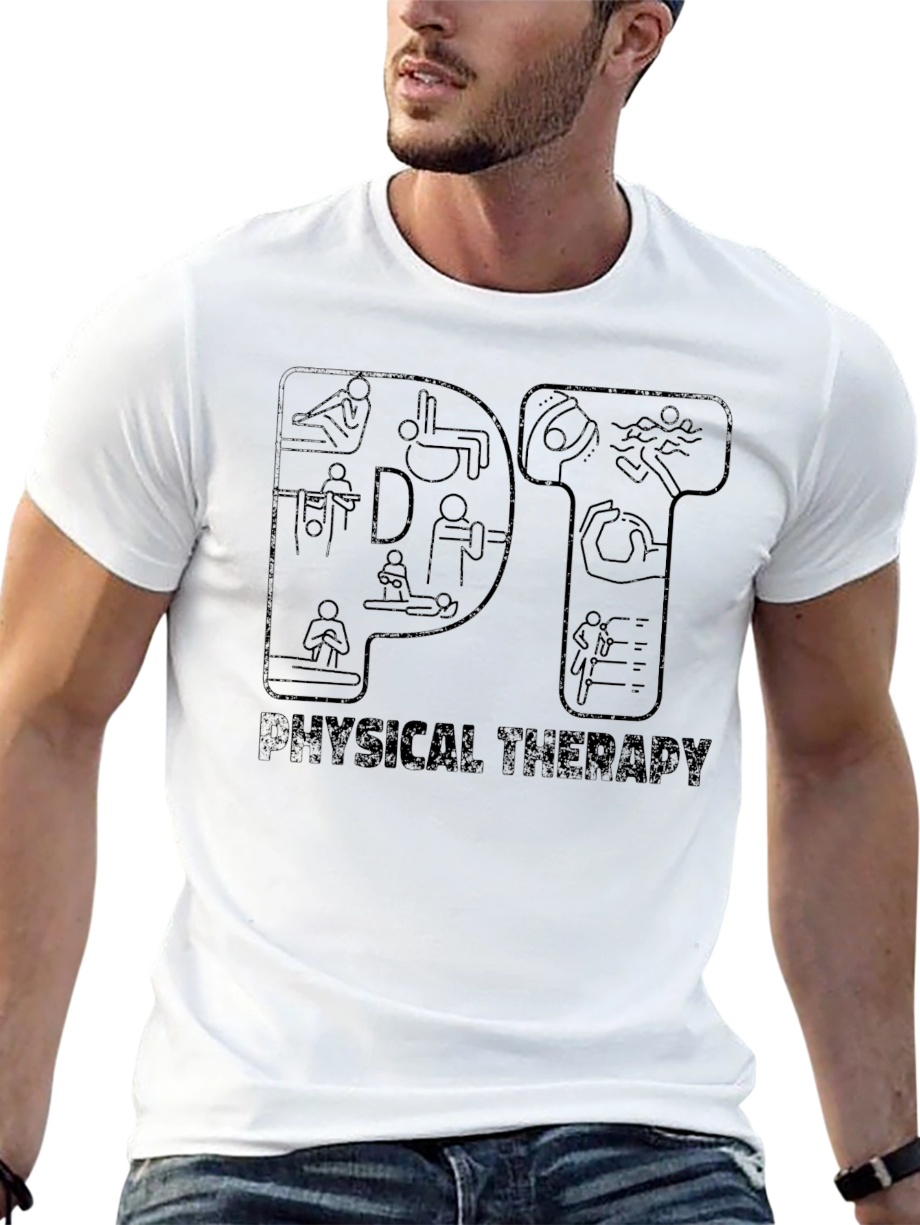 Physical Therapy Tee - Black
