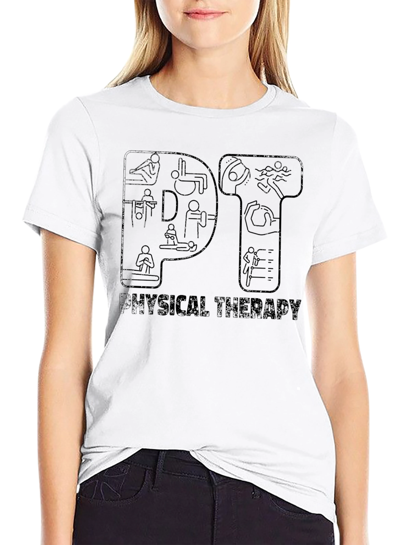 Physical Therapy Tee - Black