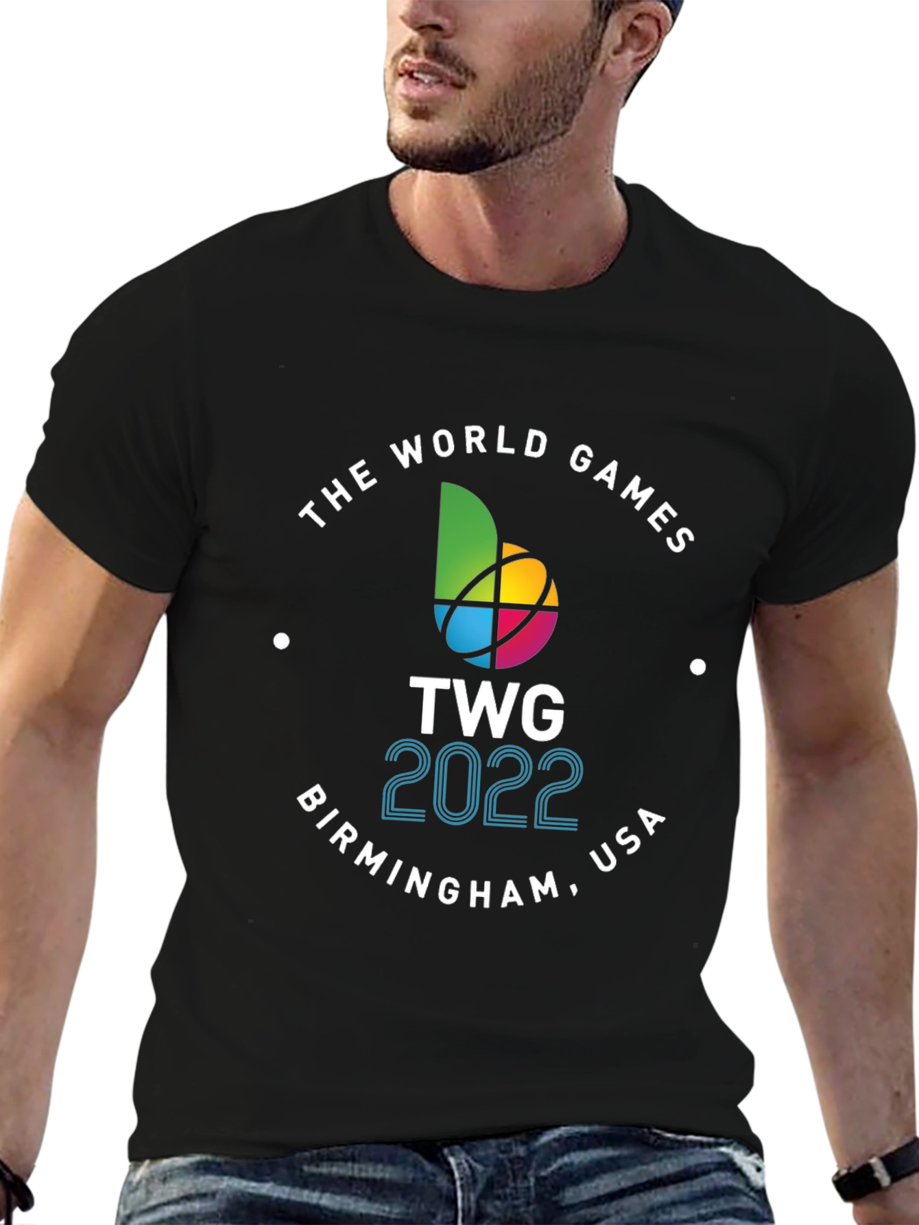 The World Games 2022 Birmingham USA Black T-Shirt
