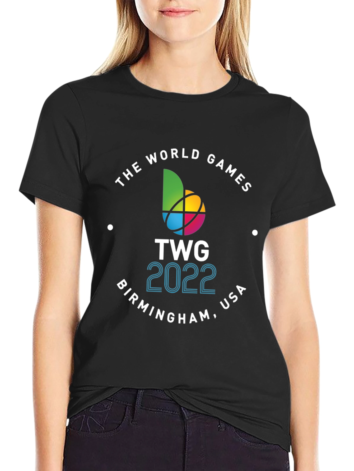 The World Games 2022 Birmingham USA Black T-Shirt