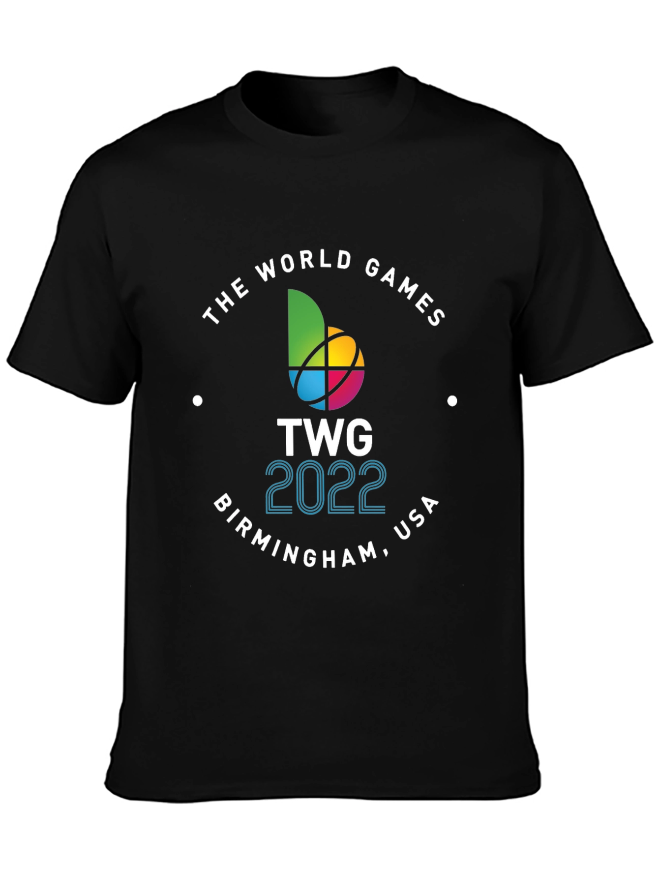 The World Games 2022 Birmingham USA Black T-Shirt