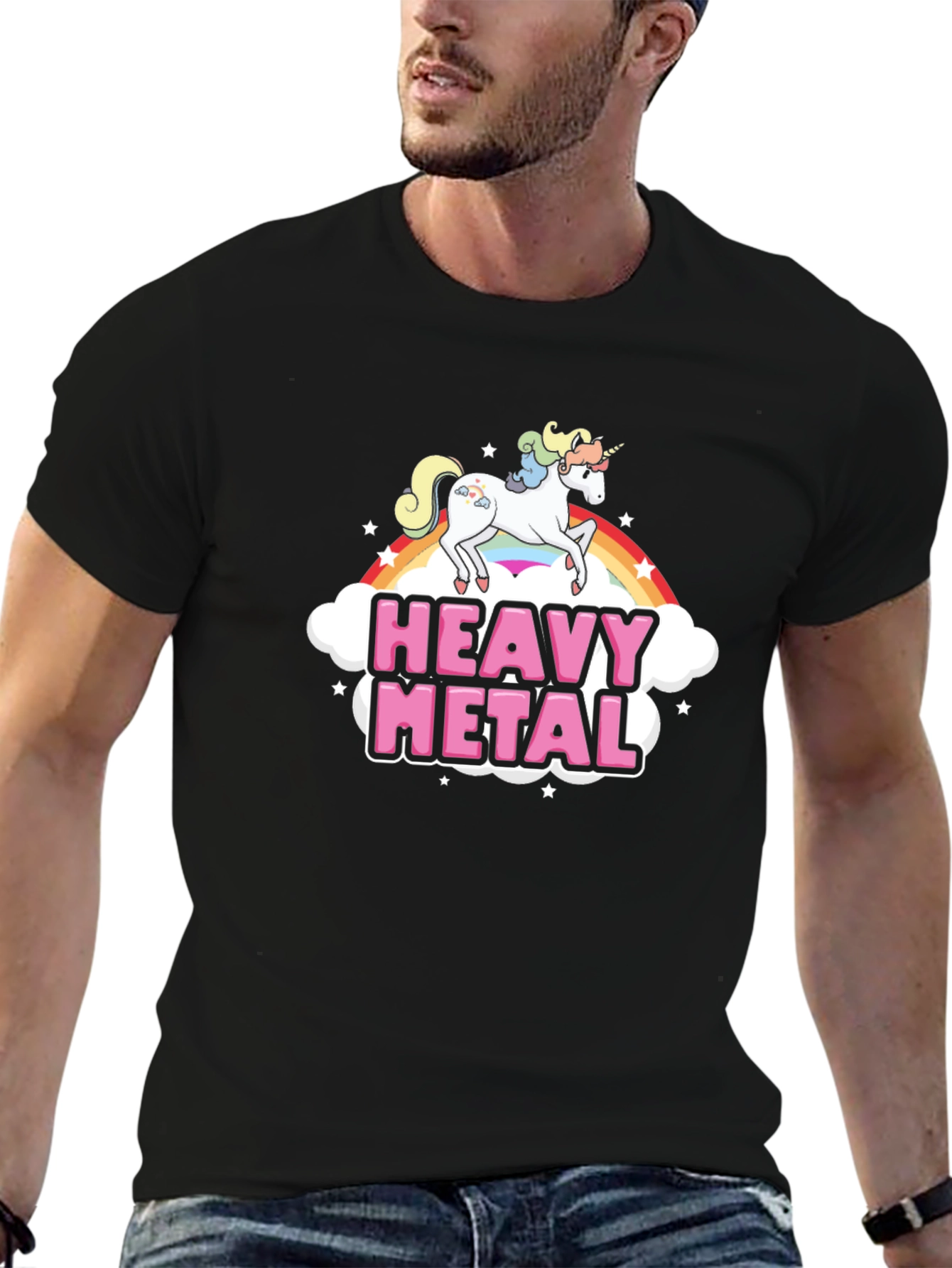 Heavy Metal Unicorn Graphic Tee