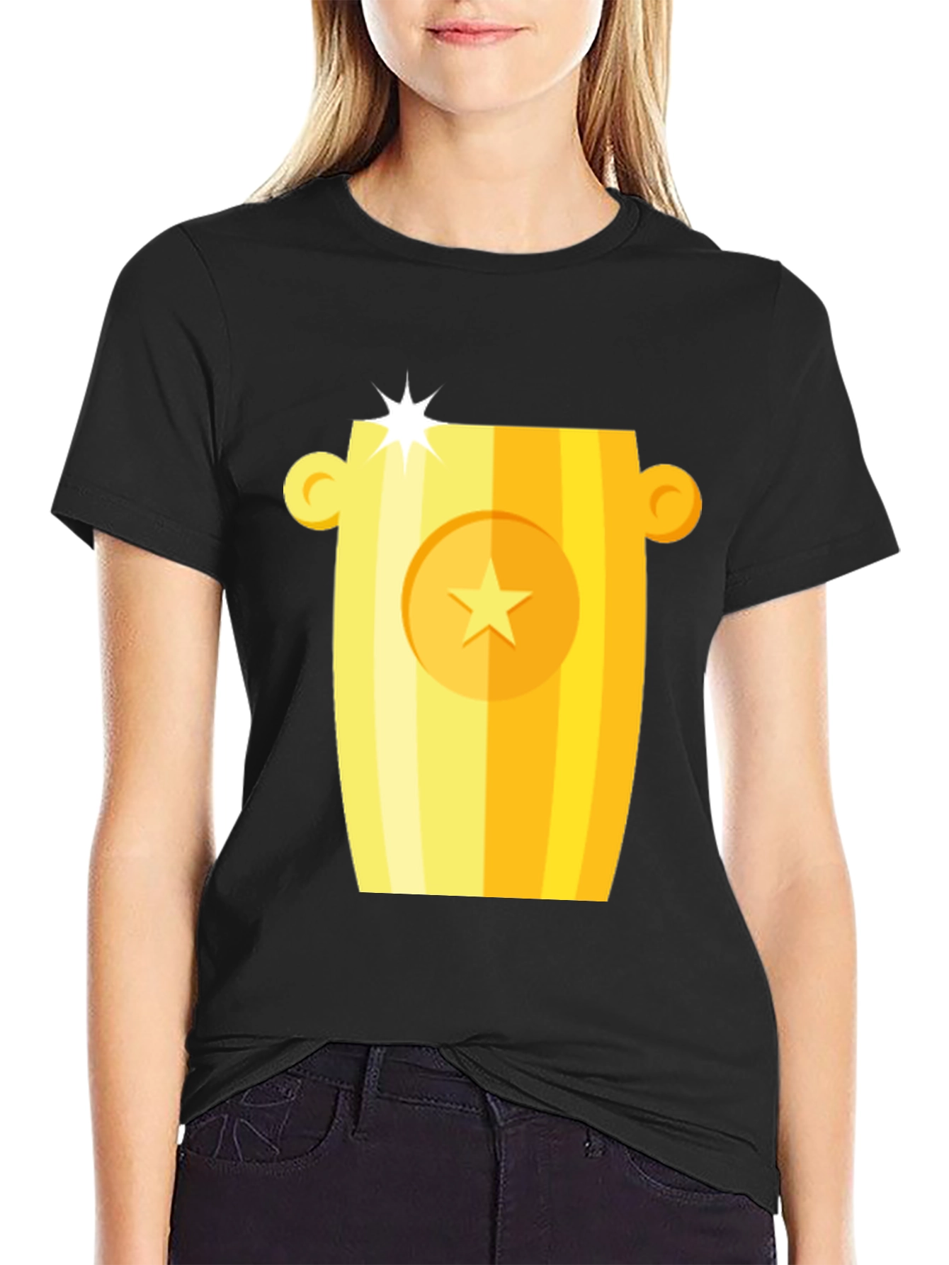 Golden Trophy Graphic T-Shirt