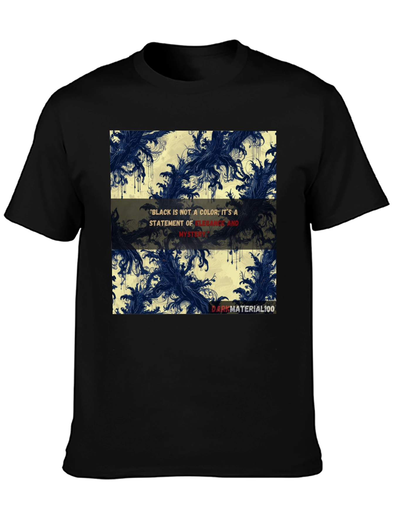 Elegant Black Graphic T-Shirt