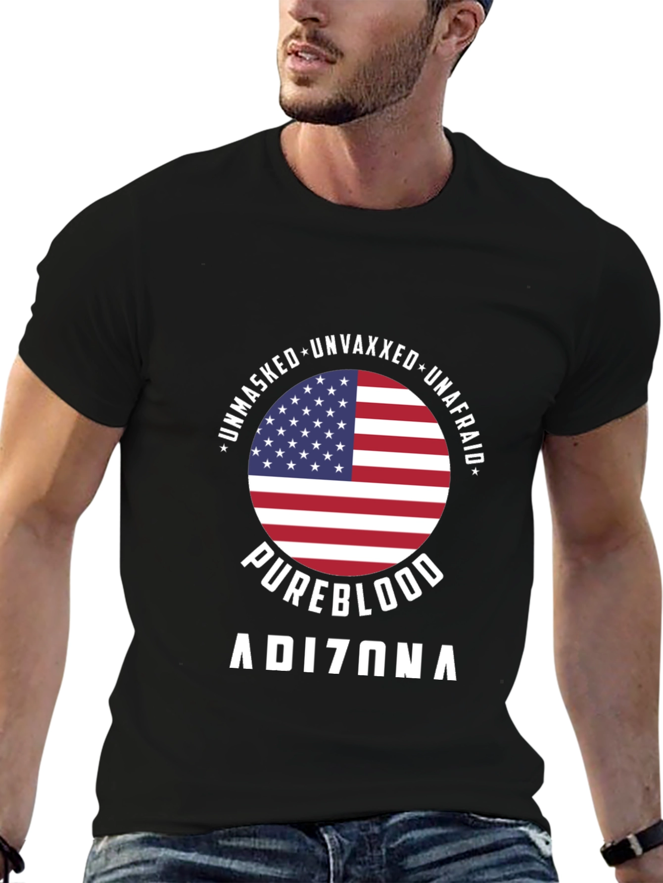 Unmasked Unvaxxed Pureblood Graphic Tee