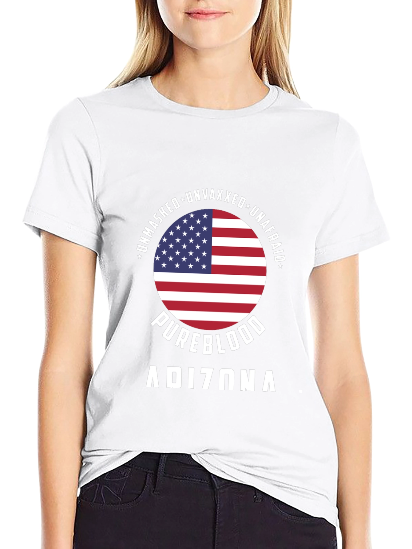 Unmasked Unvaxxed Pureblood Graphic Tee