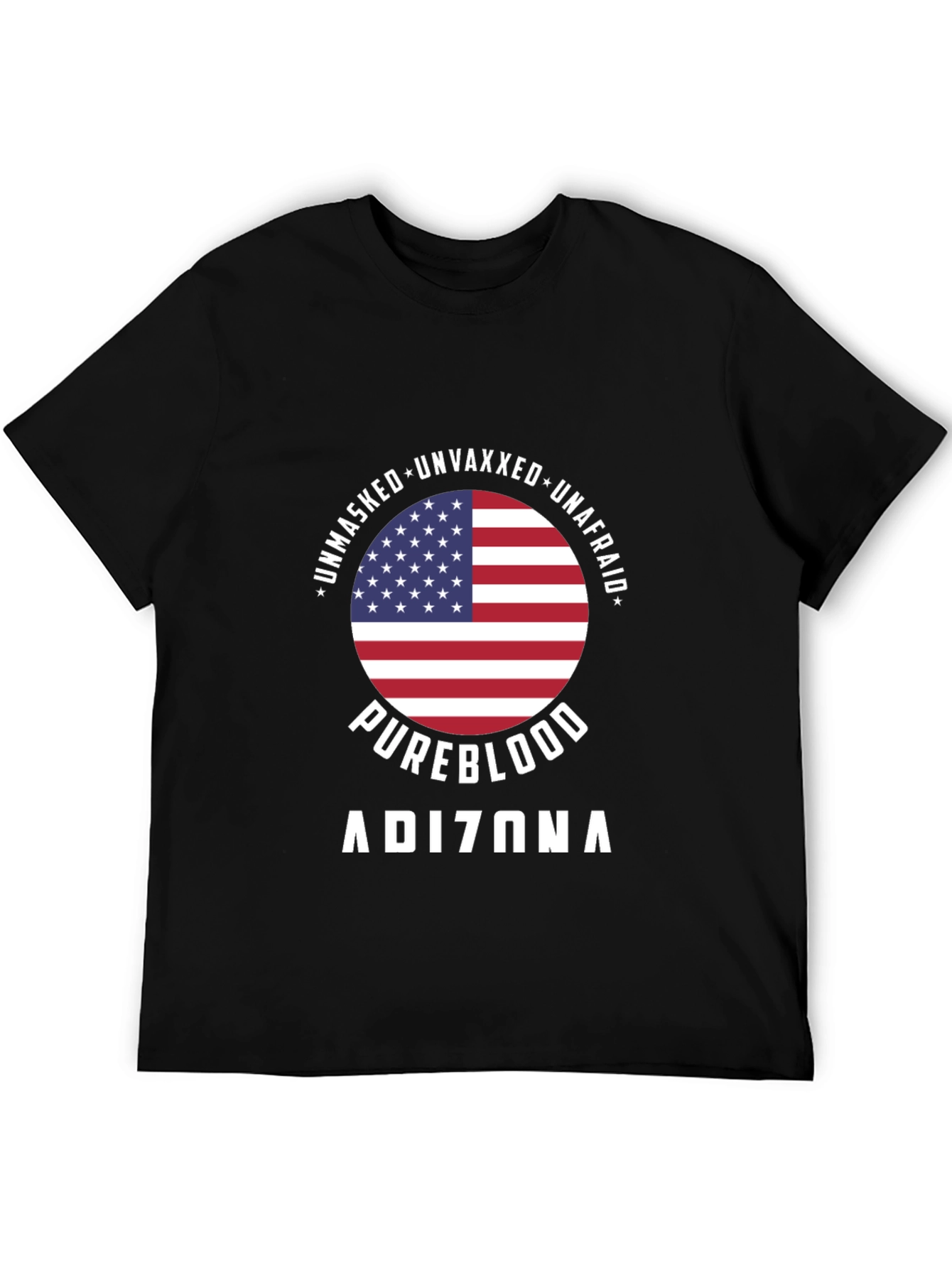 Unmasked Unvaxxed Pureblood Graphic Tee