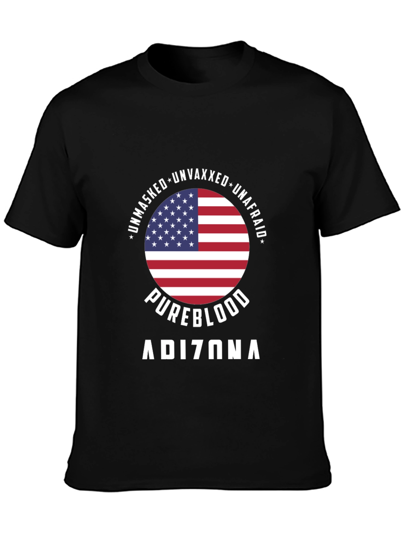 Unmasked Unvaxxed Pureblood Graphic Tee