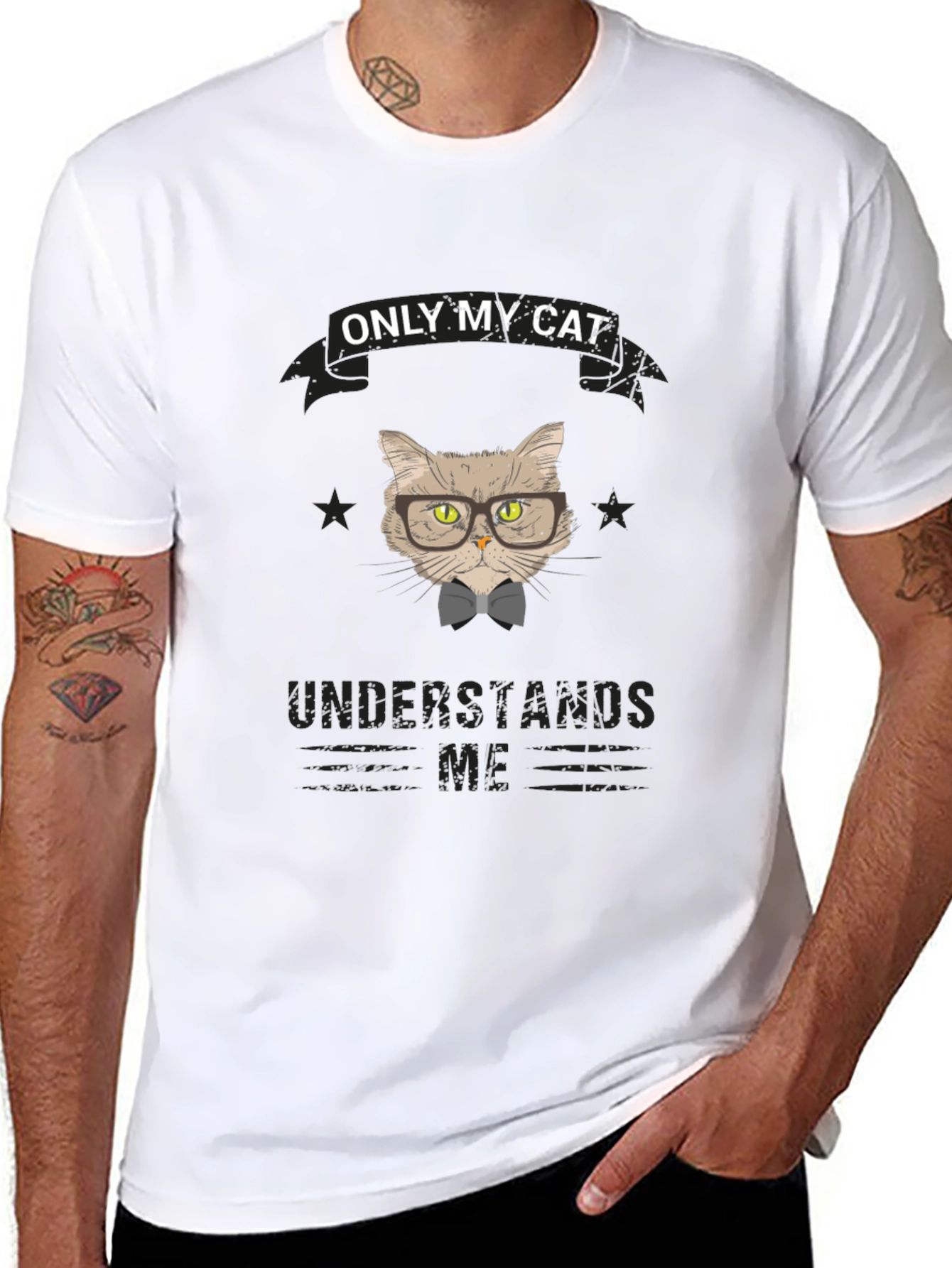 Only My Cat Understands Me T-Shirt