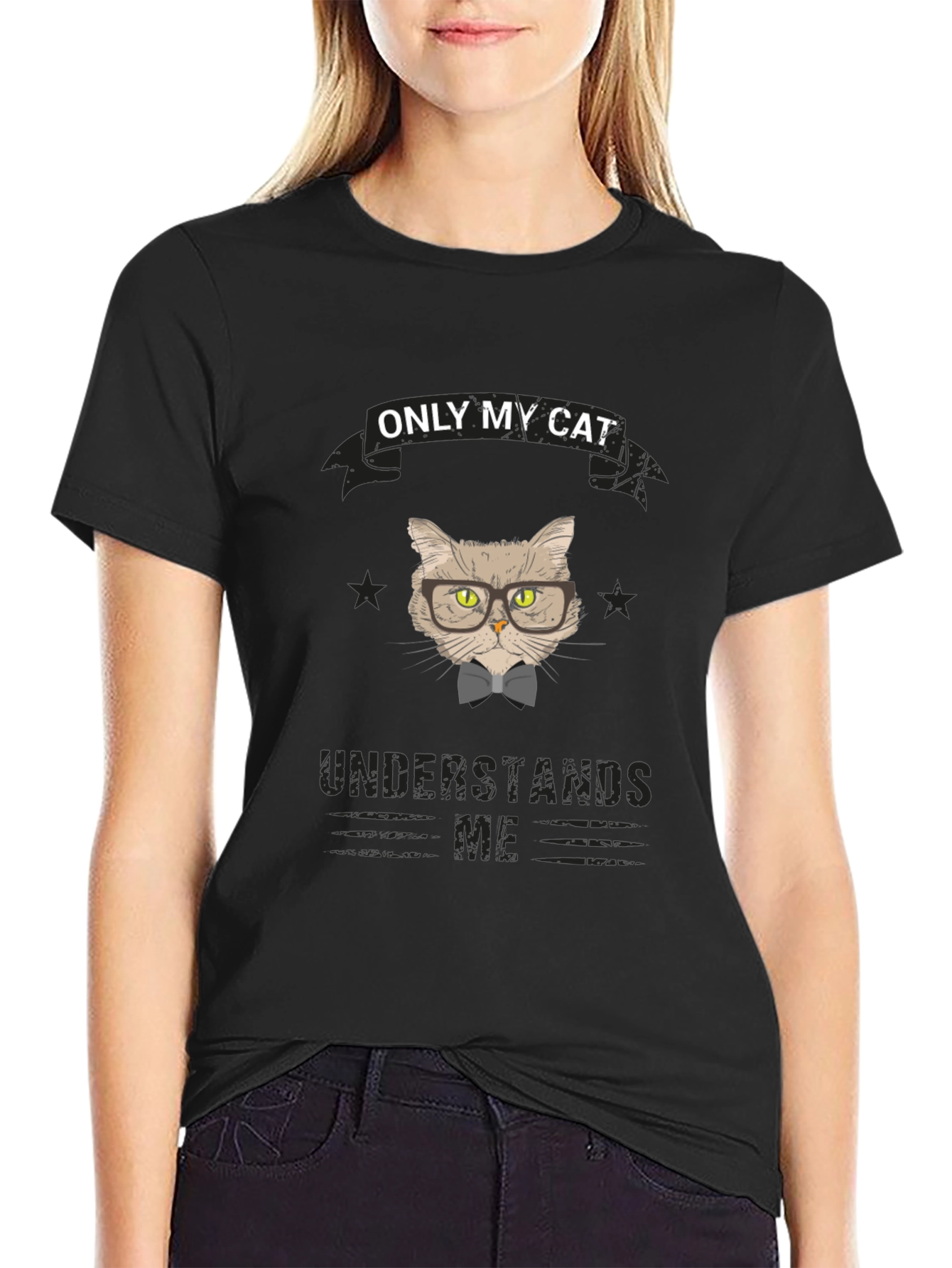 Only My Cat Understands Me T-Shirt
