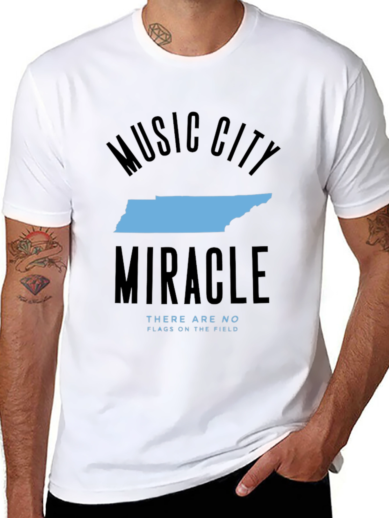 Music City Miracle T-Shirt - There Are No Flags