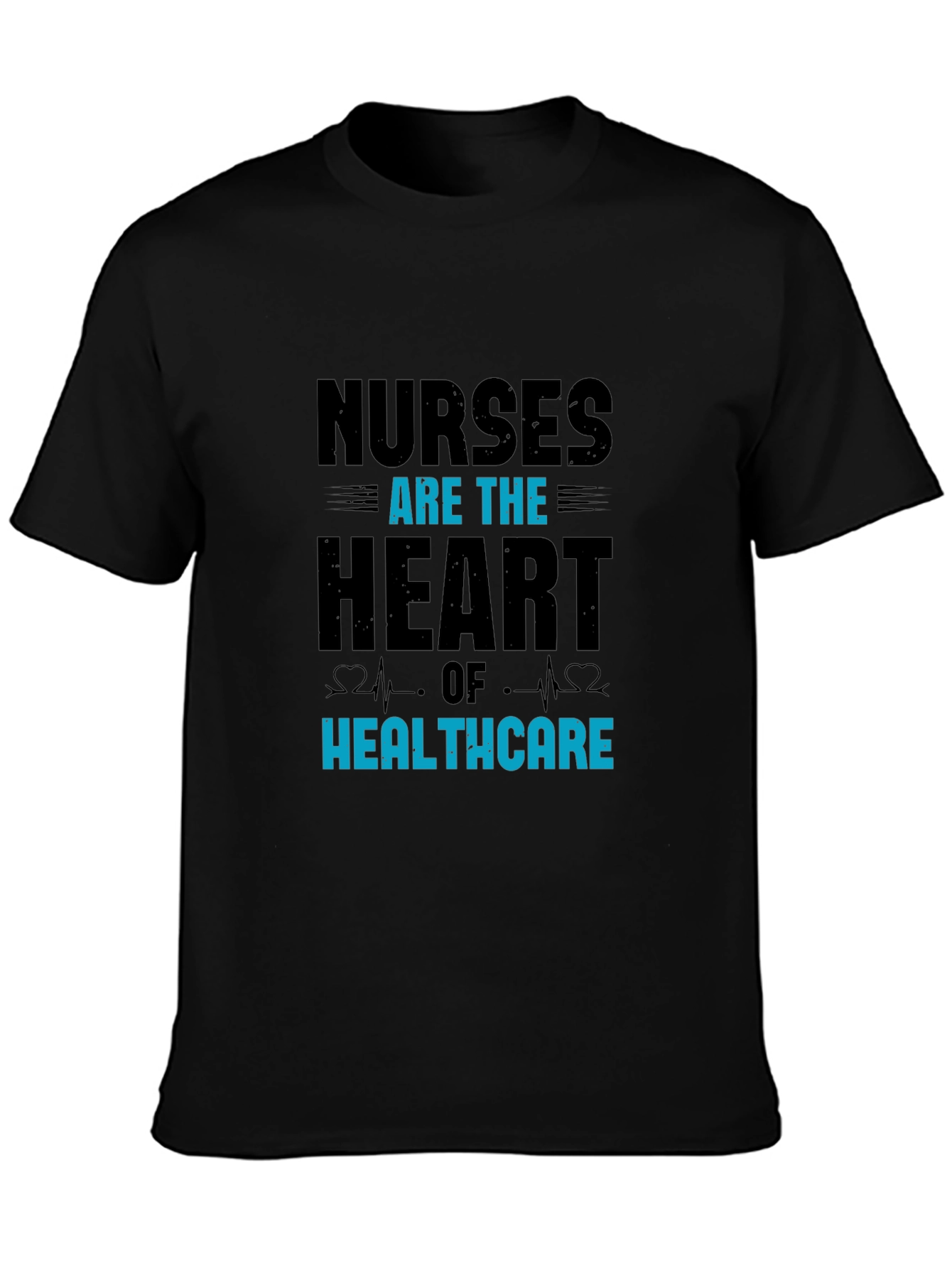 Nurses Heart of Healthcare Graphic T-Shirt