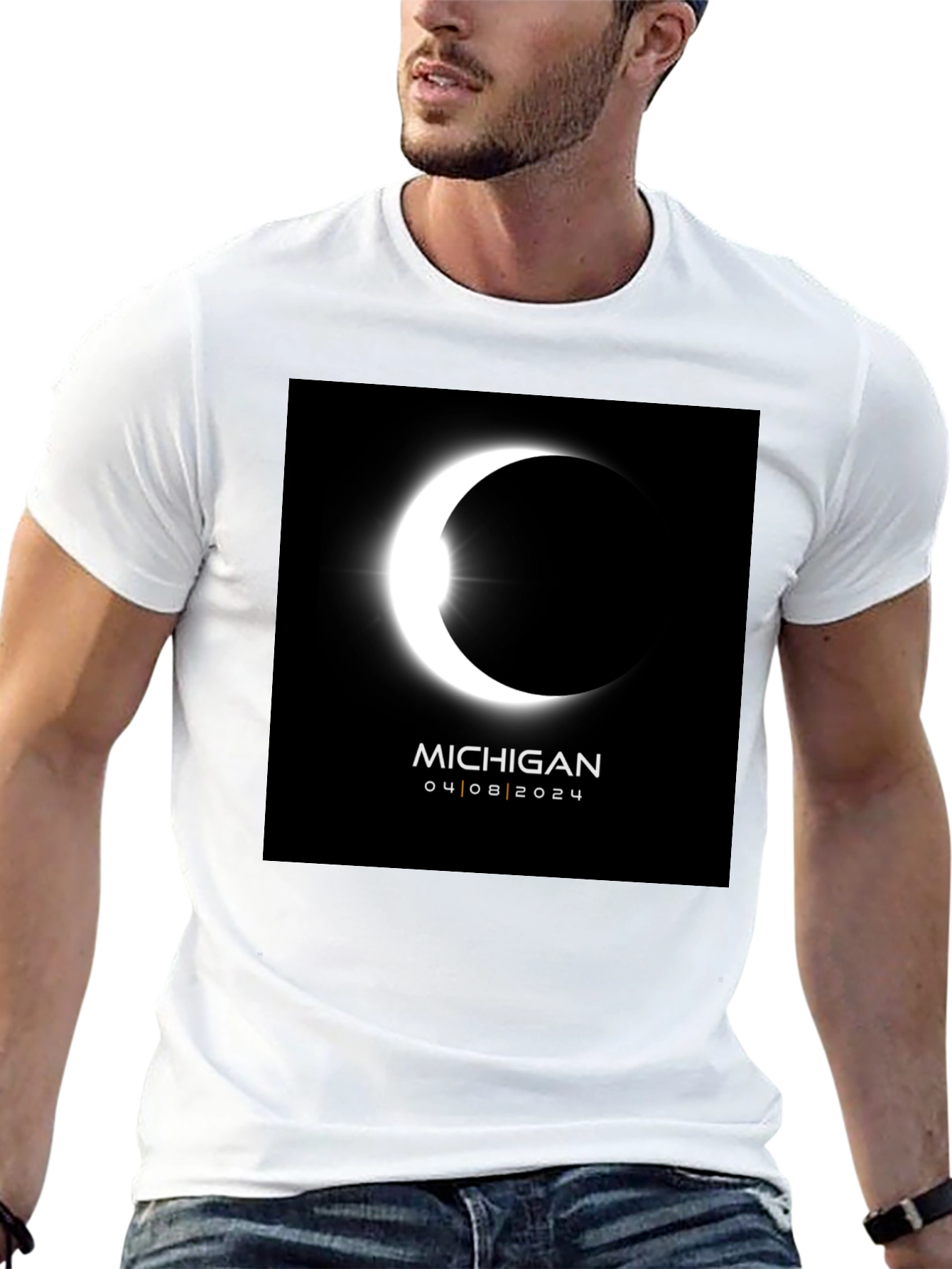Michigan Eclipse T-Shirt - April 8 2024