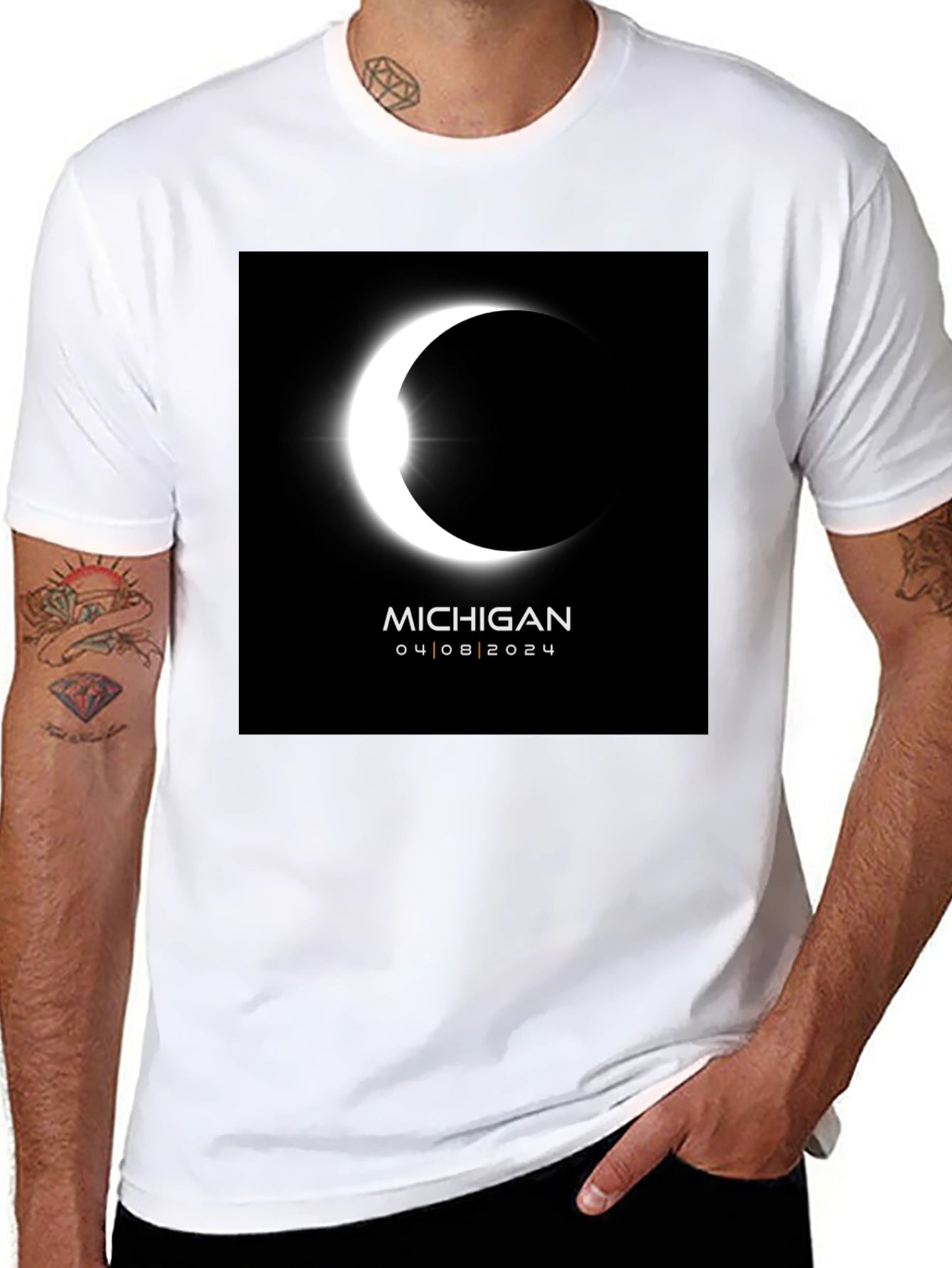 Michigan Eclipse T-Shirt - April 8 2024