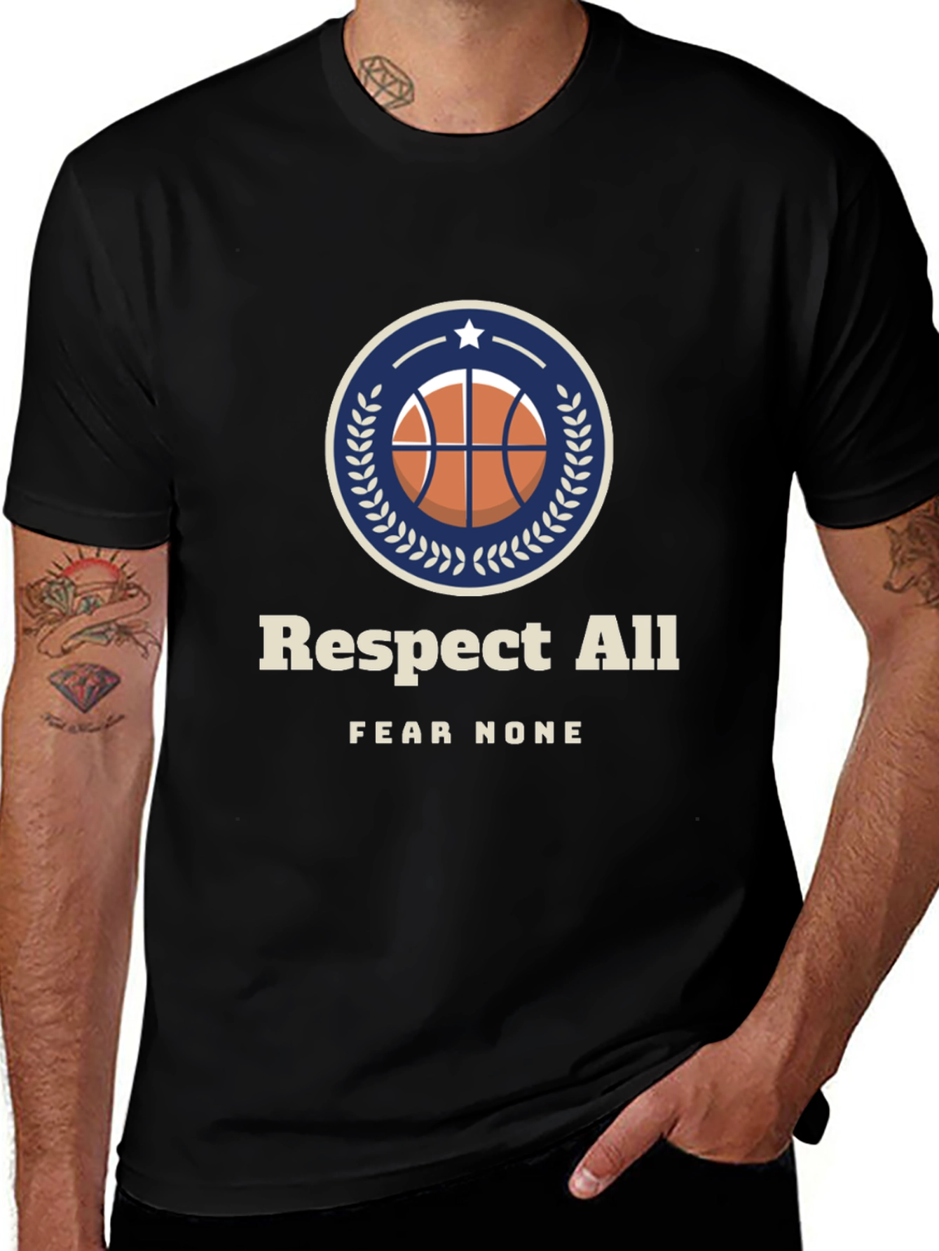 Respect All Fear None Graphic Tee