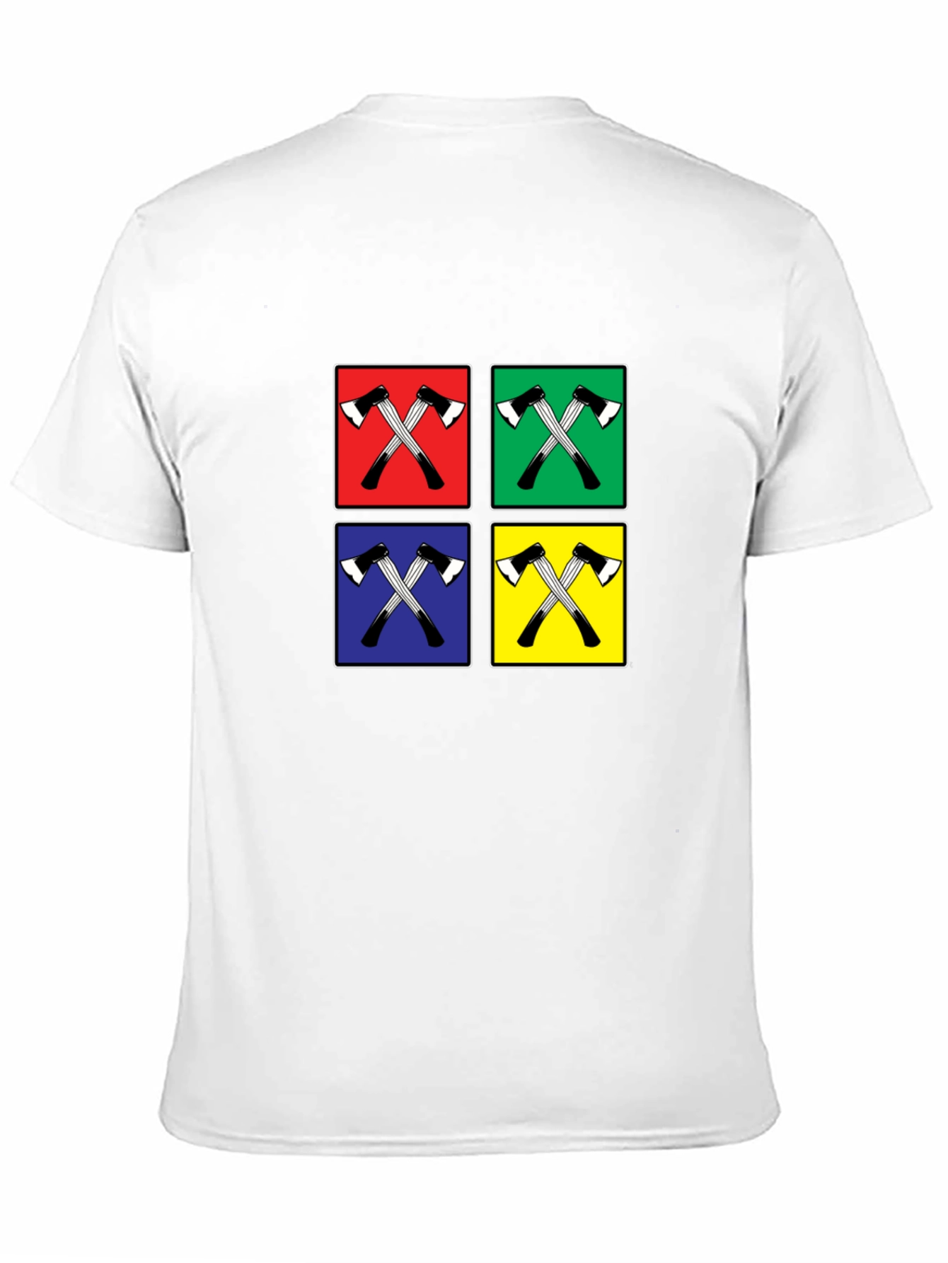 Axe Icon Pop Art Black Tee