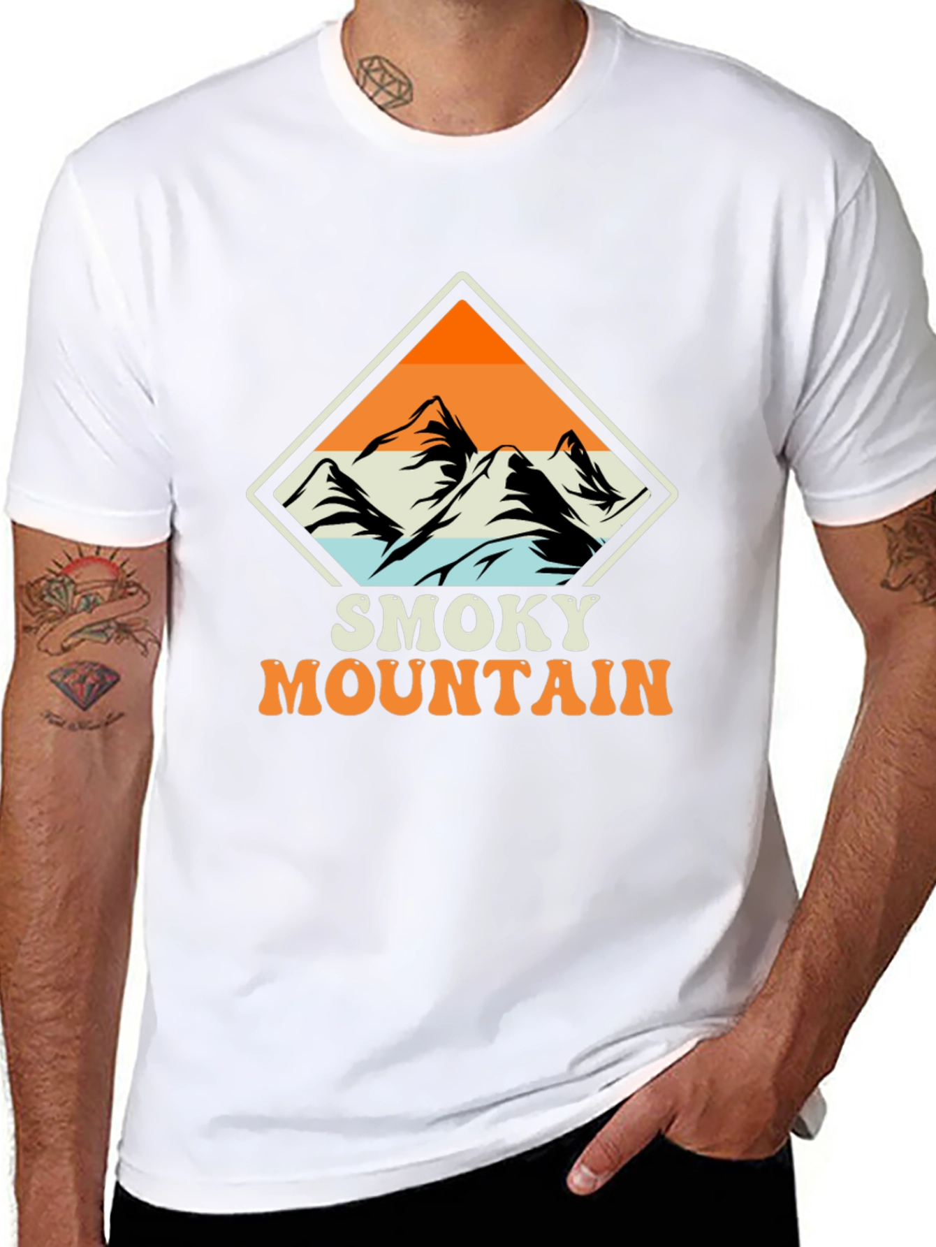 Smoky Mountain Graphic Tee - Black