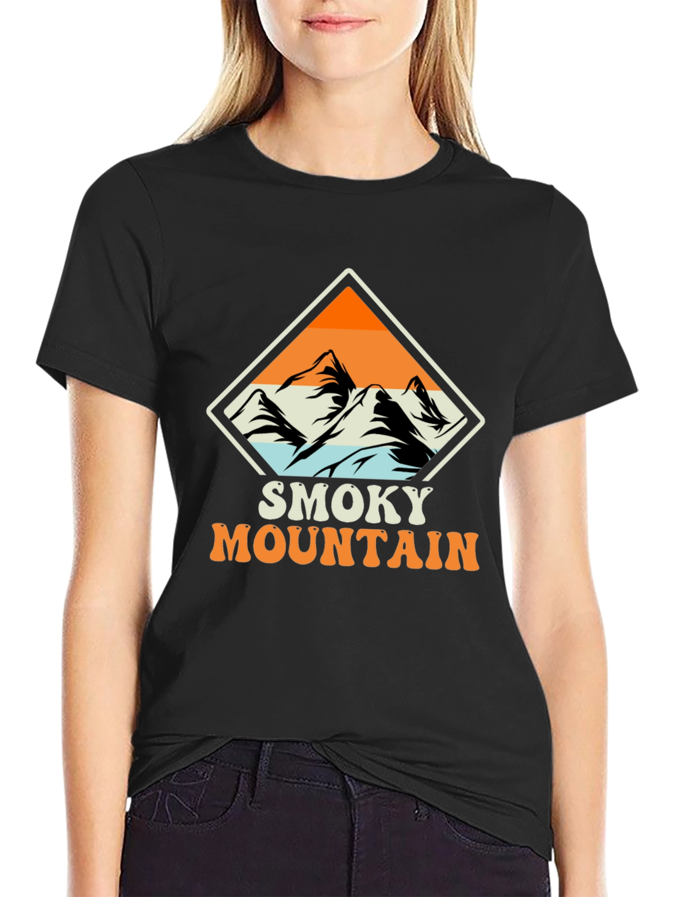 Smoky Mountain Graphic Tee - Black