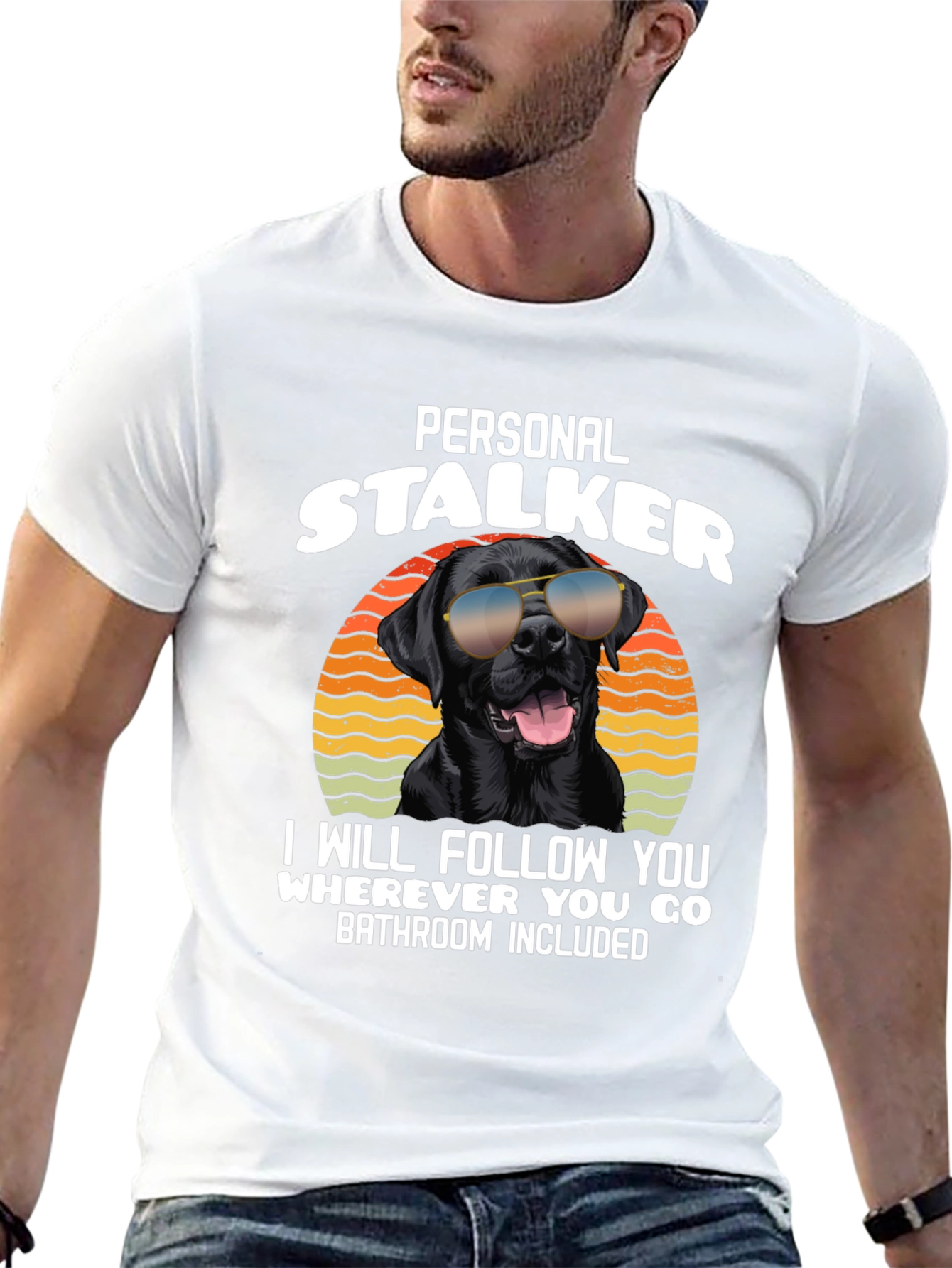 Personal Stalker Dog T-Shirt