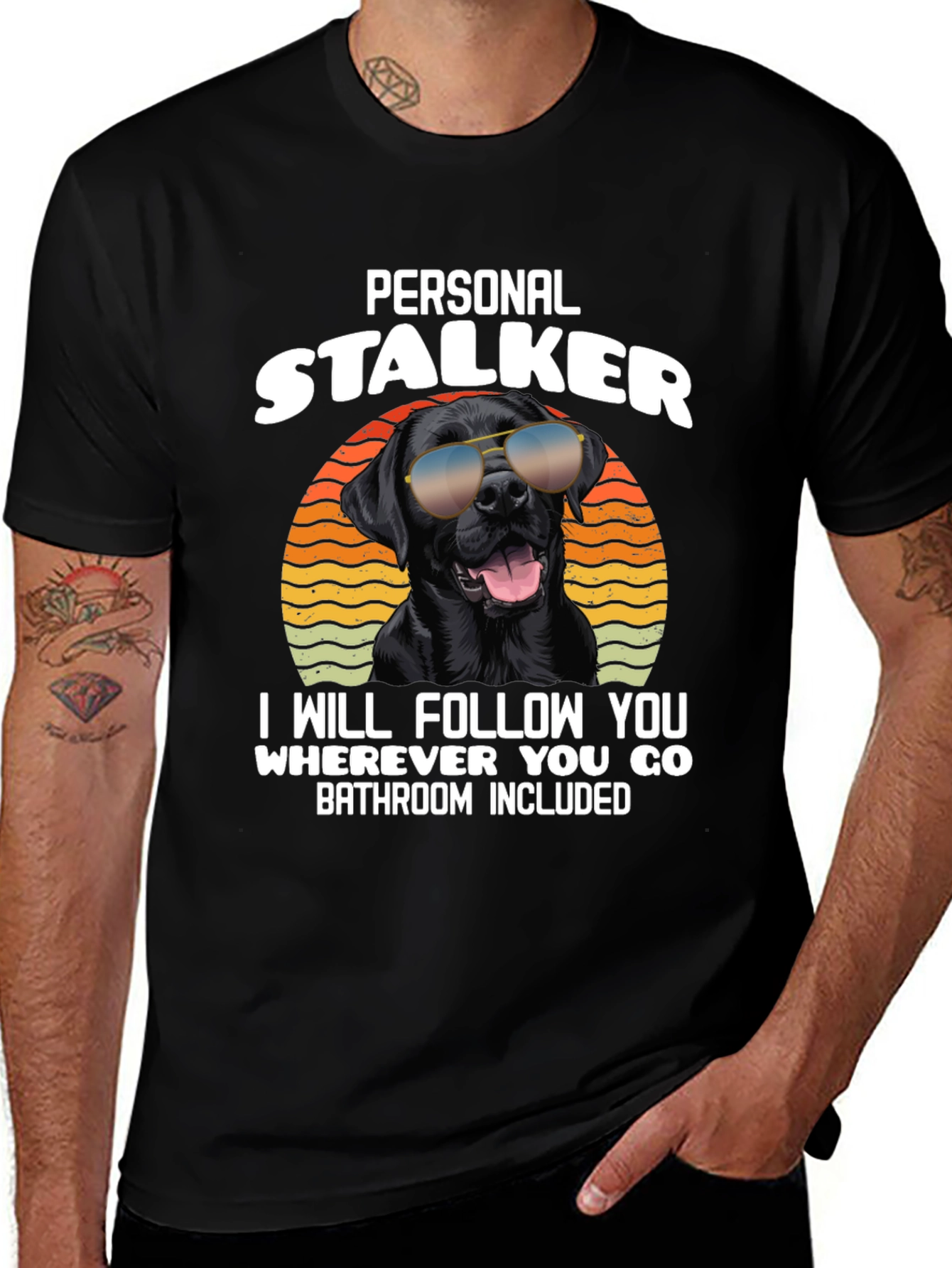 Personal Stalker Dog T-Shirt