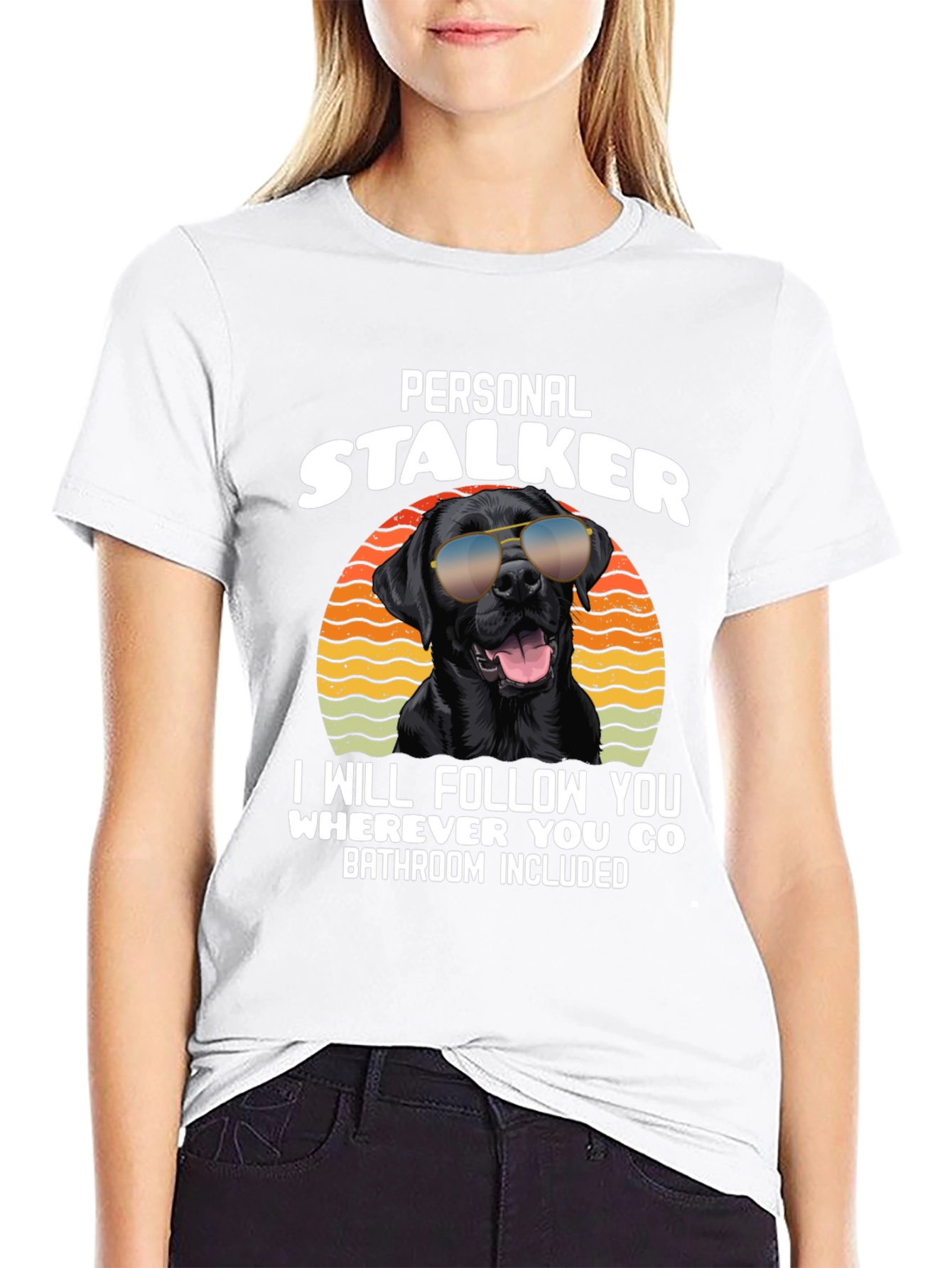 Personal Stalker Dog T-Shirt