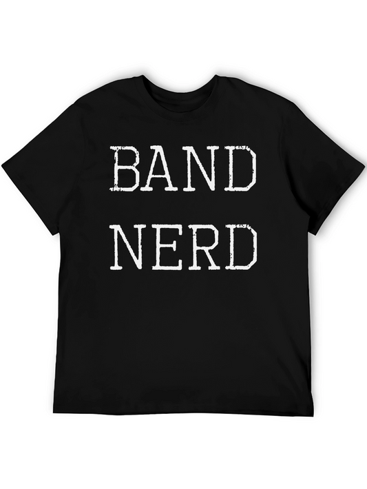 Band Nerd T-Shirt - Black Cotton Tee