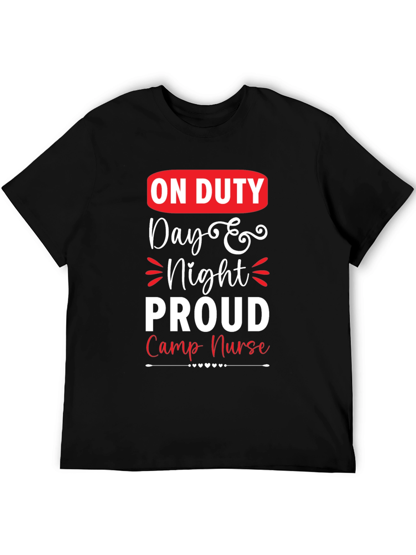 On Duty Camp Nurse Graphic T-Shirt