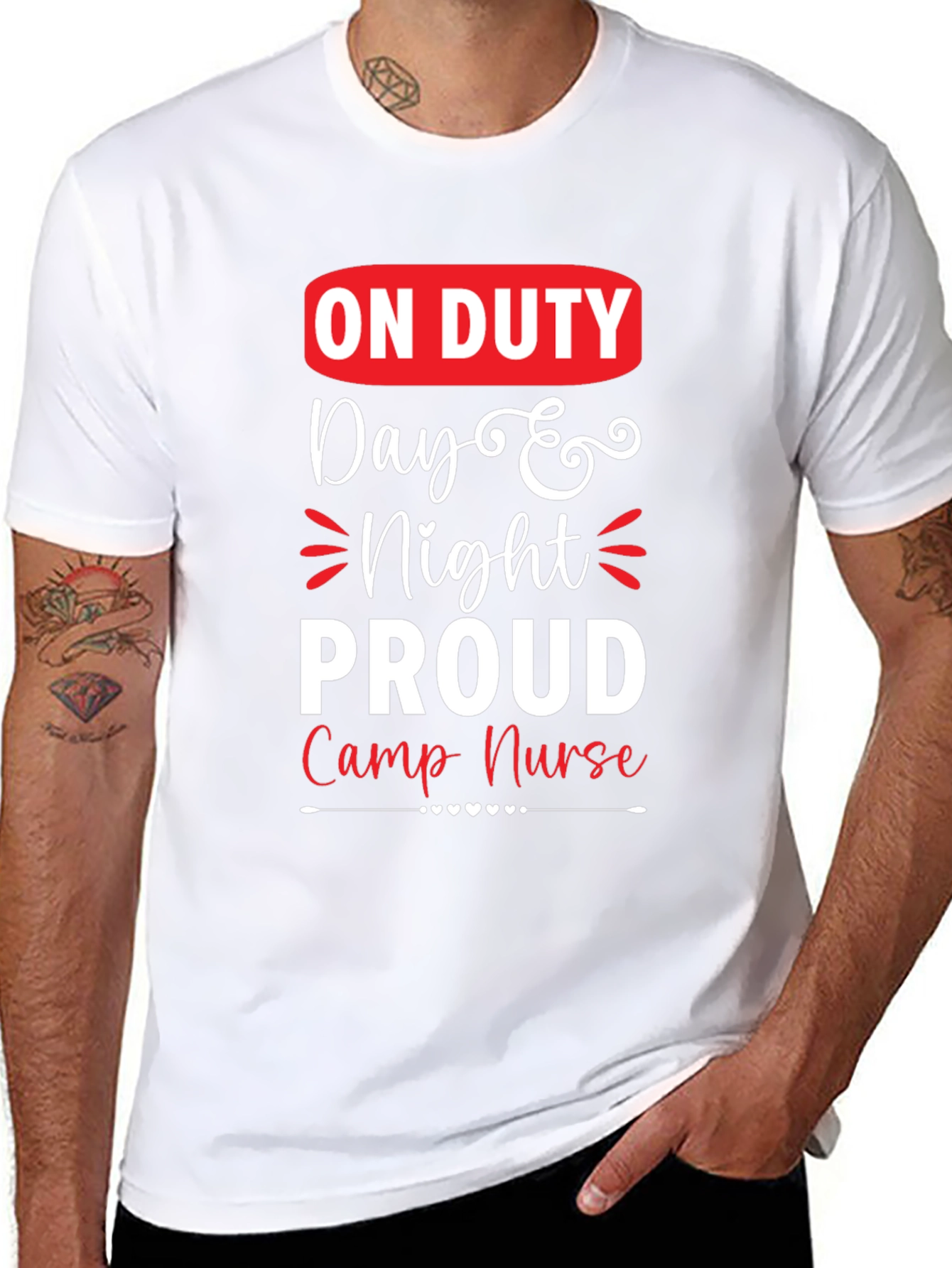 On Duty Camp Nurse Graphic T-Shirt