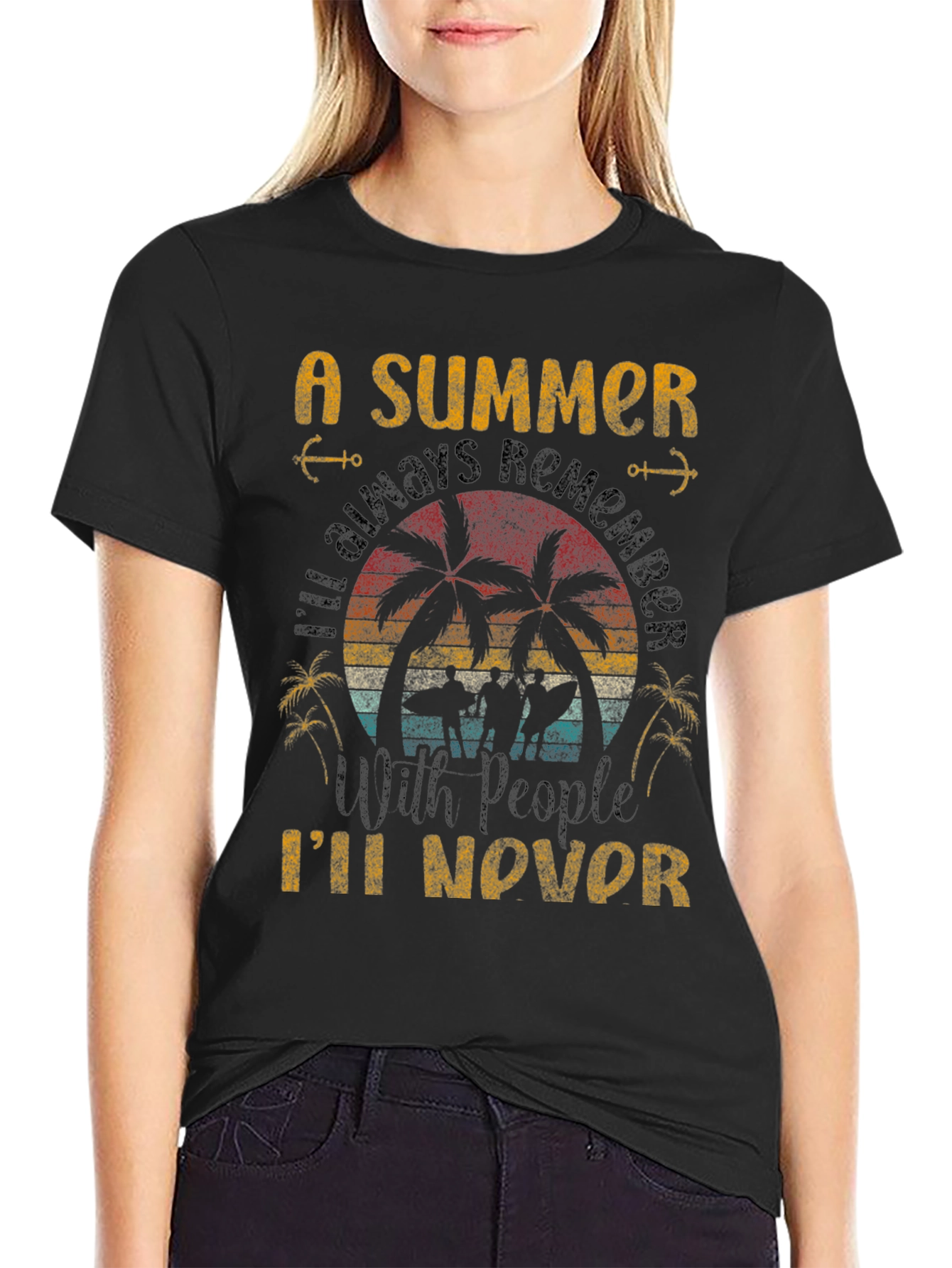 Summer Never Forget Retro T-Shirt