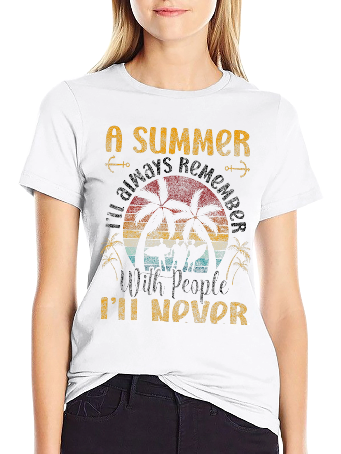 Summer Never Forget Retro T-Shirt