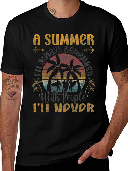 Summer Never Forget Retro T-Shirt