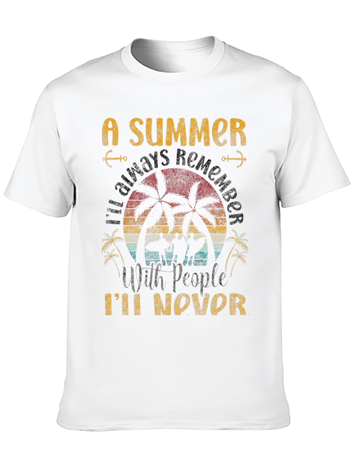 Summer Never Forget Retro T-Shirt