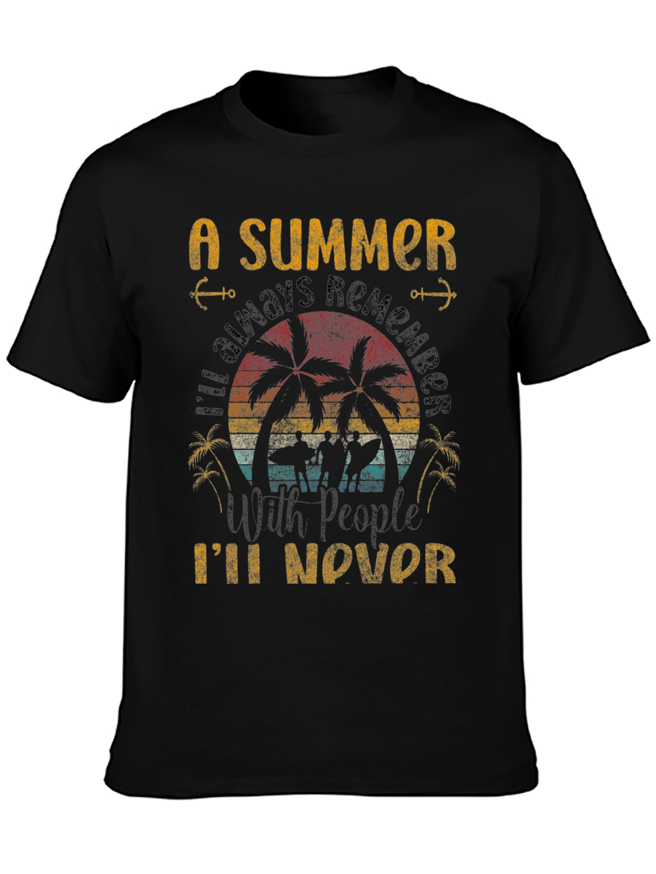 Summer Never Forget Retro T-Shirt