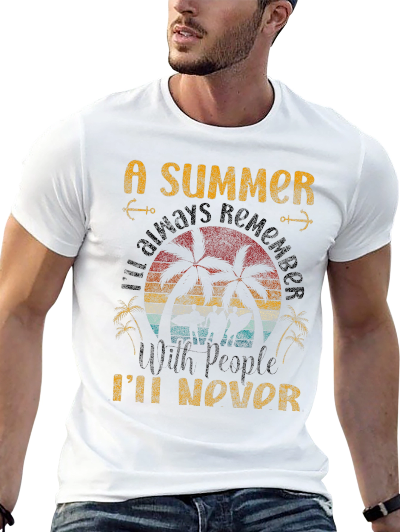 Summer Never Forget Retro T-Shirt
