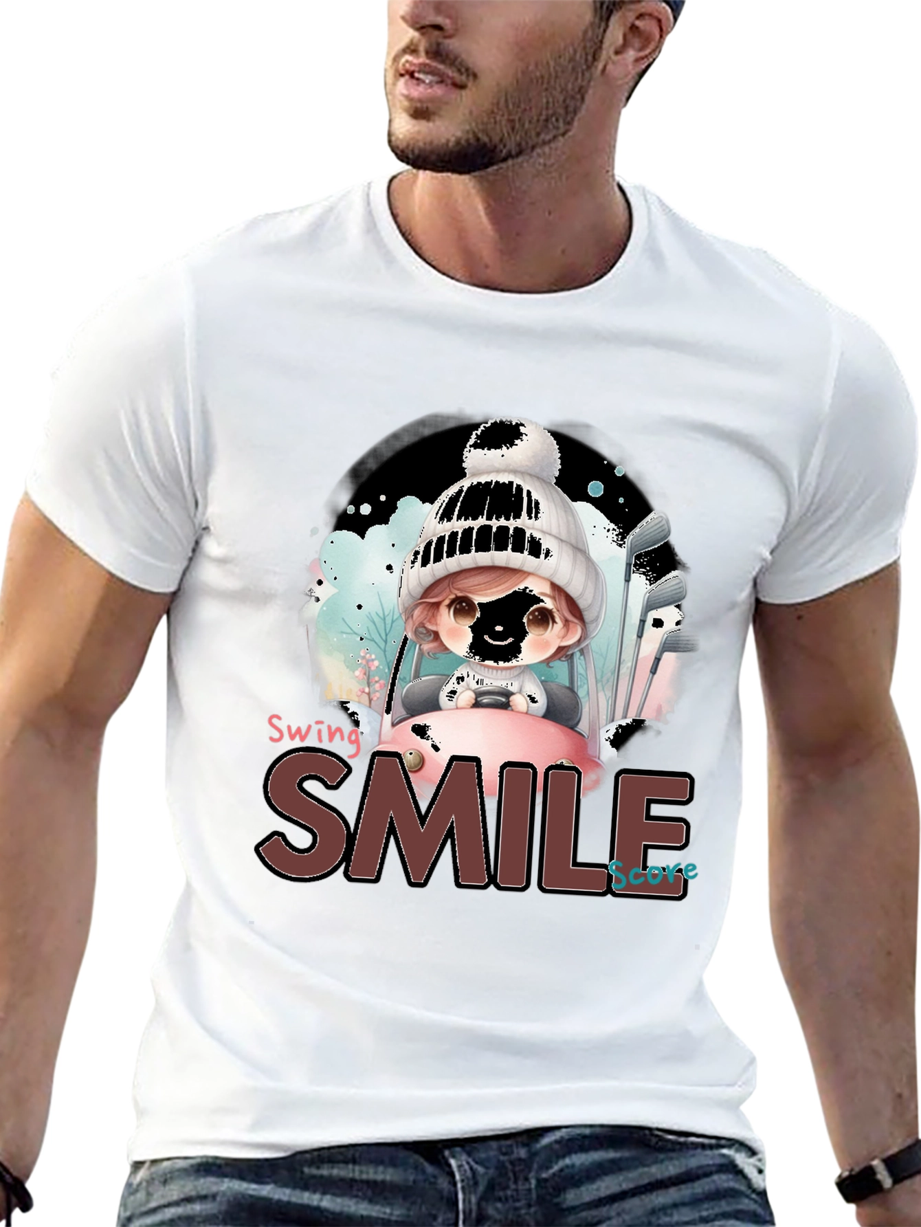 Swing Smile Score T-Shirt