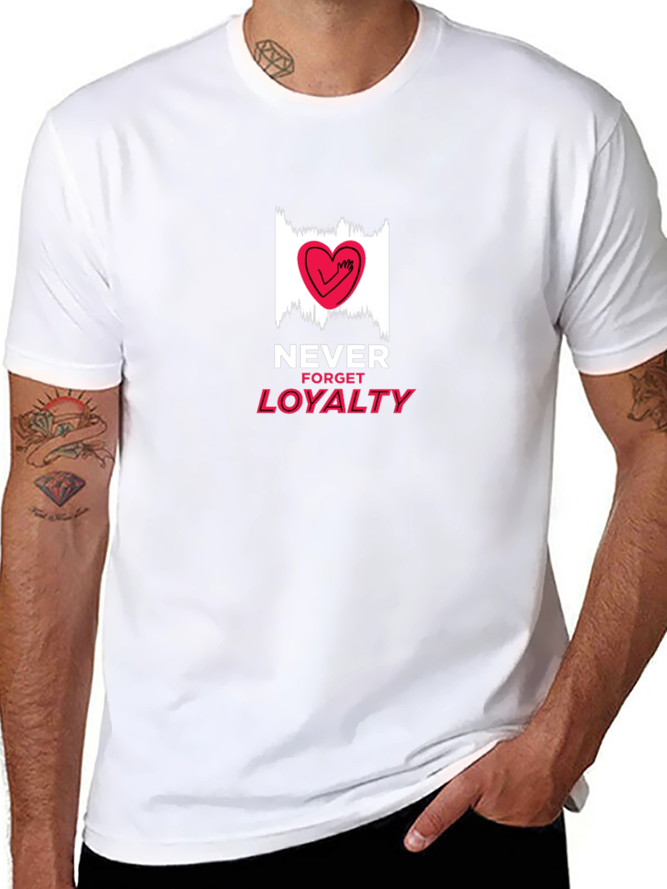 Never Forget Loyalty Graphic T-Shirt