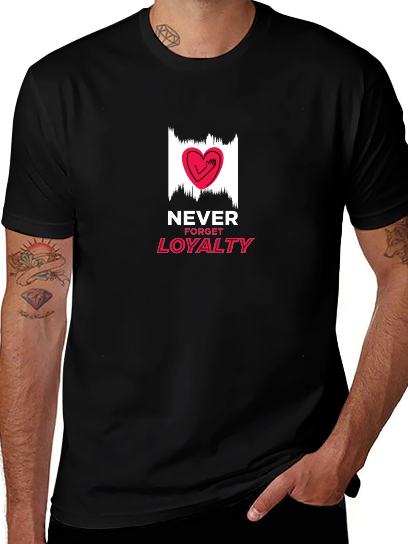 Never Forget Loyalty Graphic T-Shirt