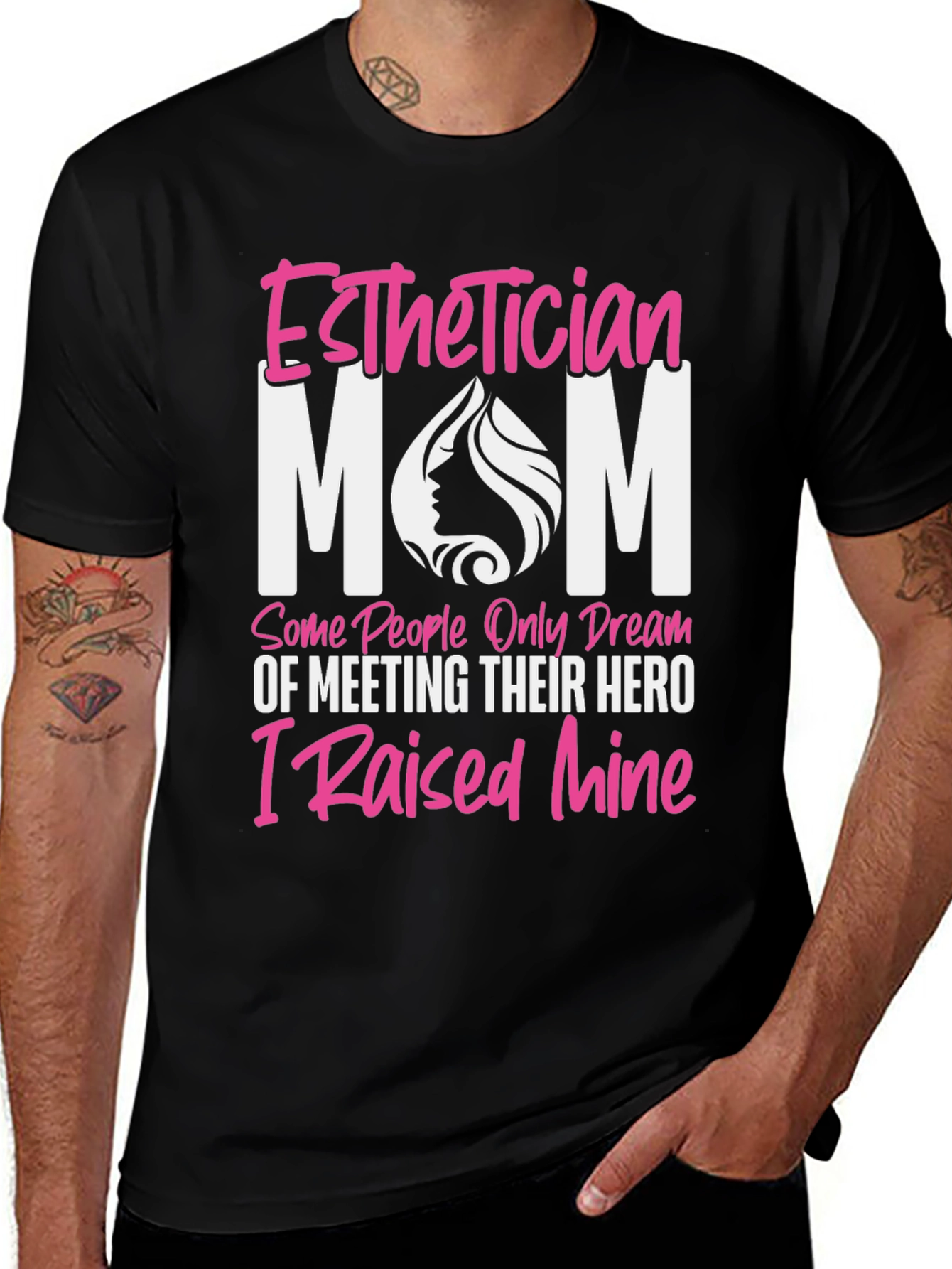 Esthetician Mom T-Shirt - Hero Design