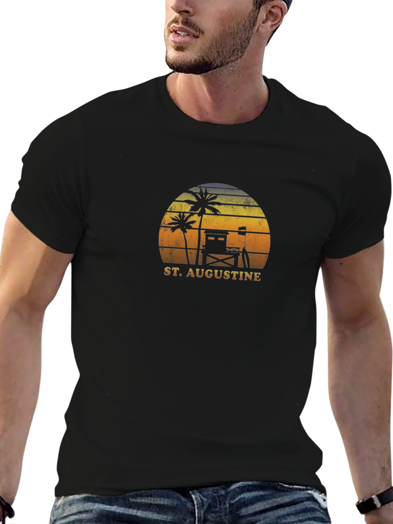St. Augustine Beach Sunset Graphic Tee