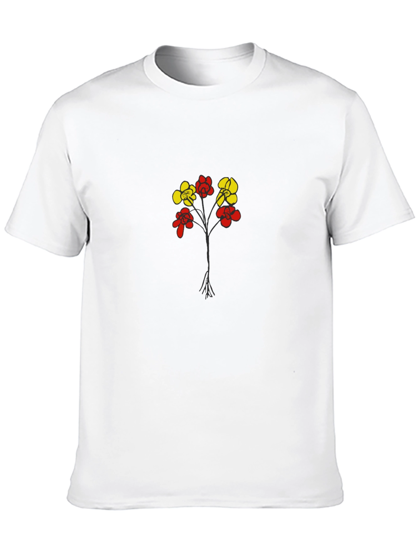 Floral Graphic Tee - Modern Casual Wear