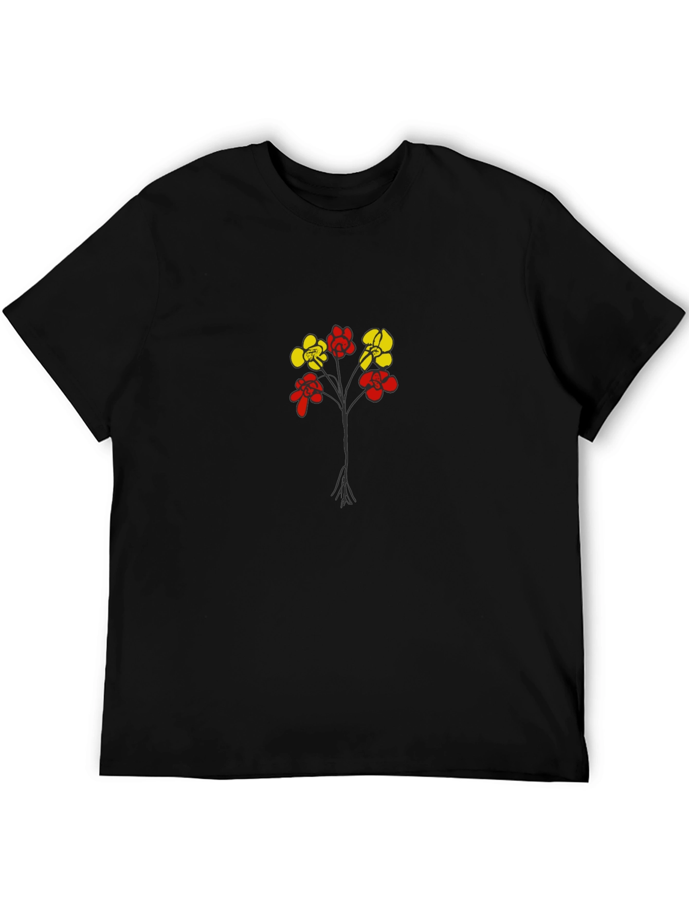 Floral Graphic Tee - Modern Casual Wear