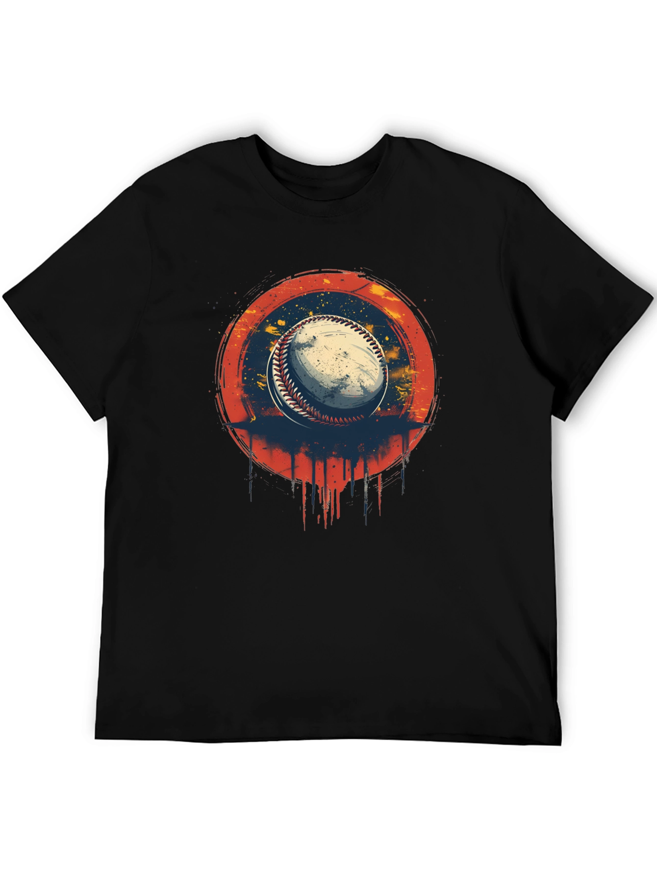 Baseball Graphic Print Tee