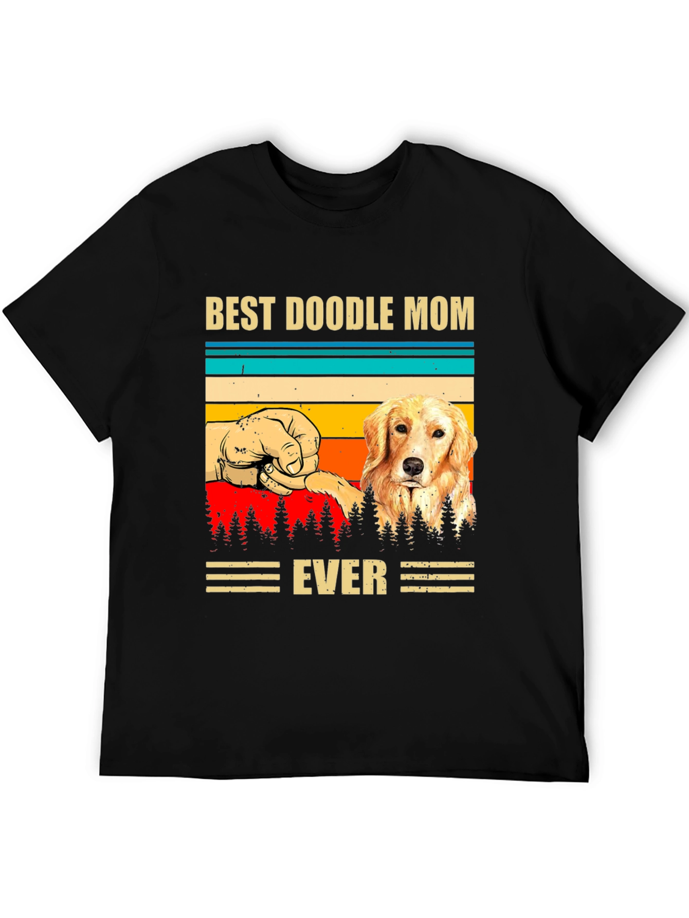 Best Doodle Mom Ever Graphic T-Shirt