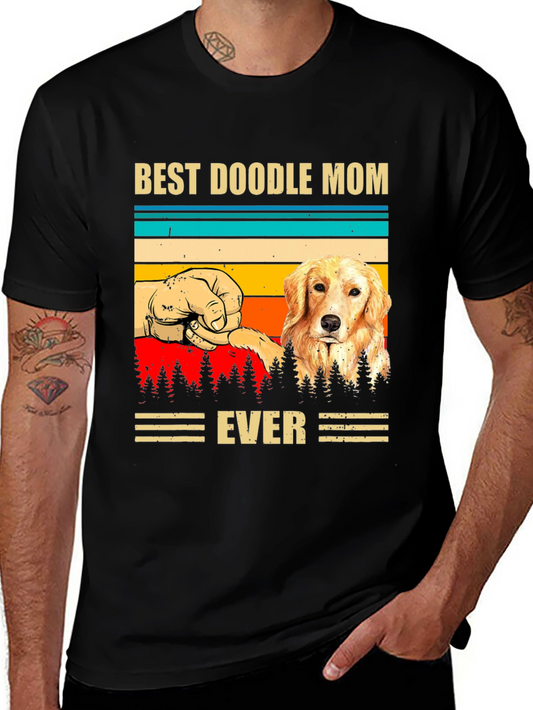 Best Doodle Mom Ever Graphic T-Shirt