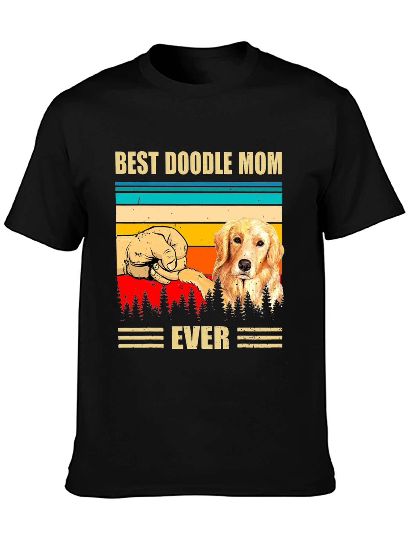 Best Doodle Mom Ever Graphic T-Shirt
