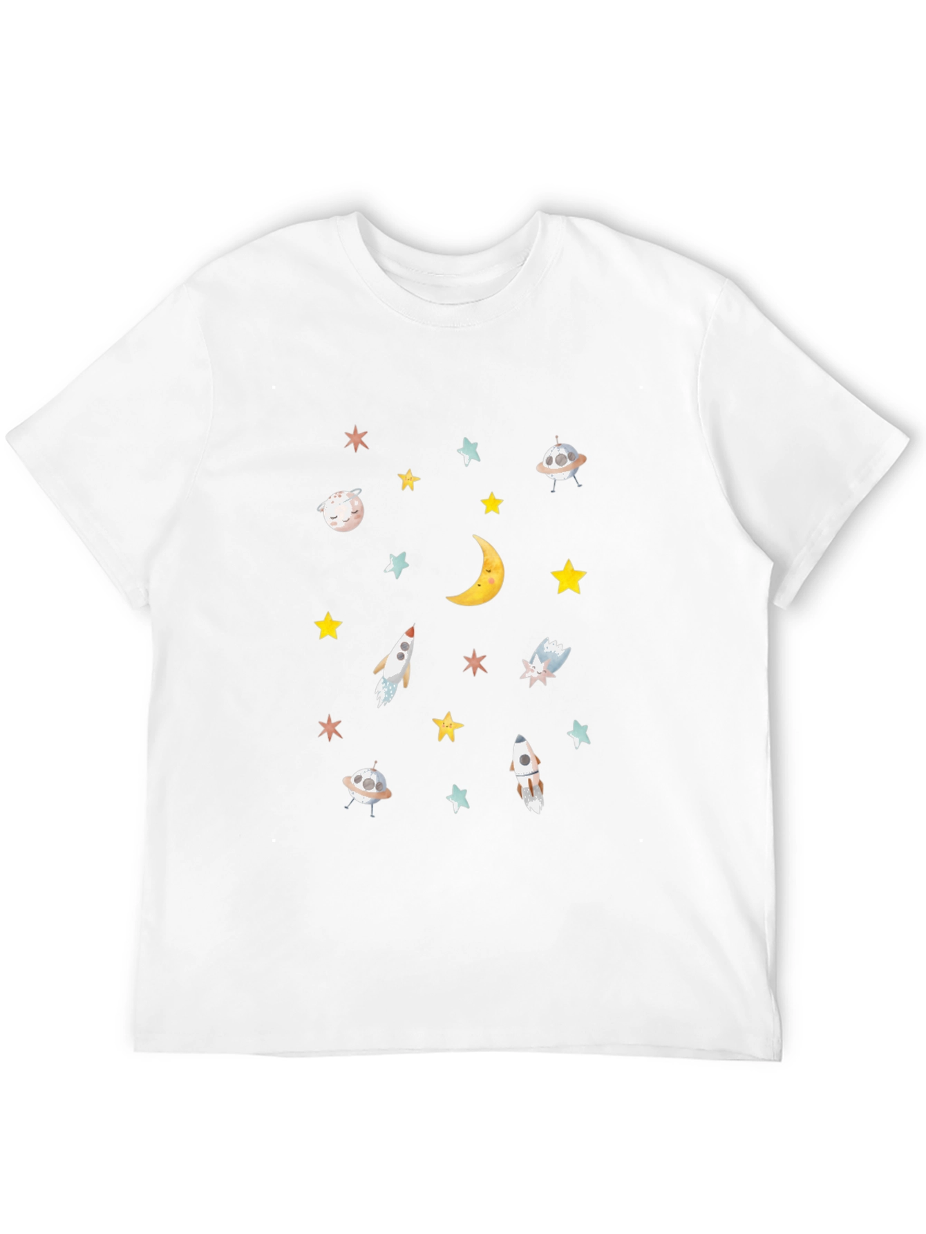 Cosmic Dreams T-Shirt | Space Pattern Tee