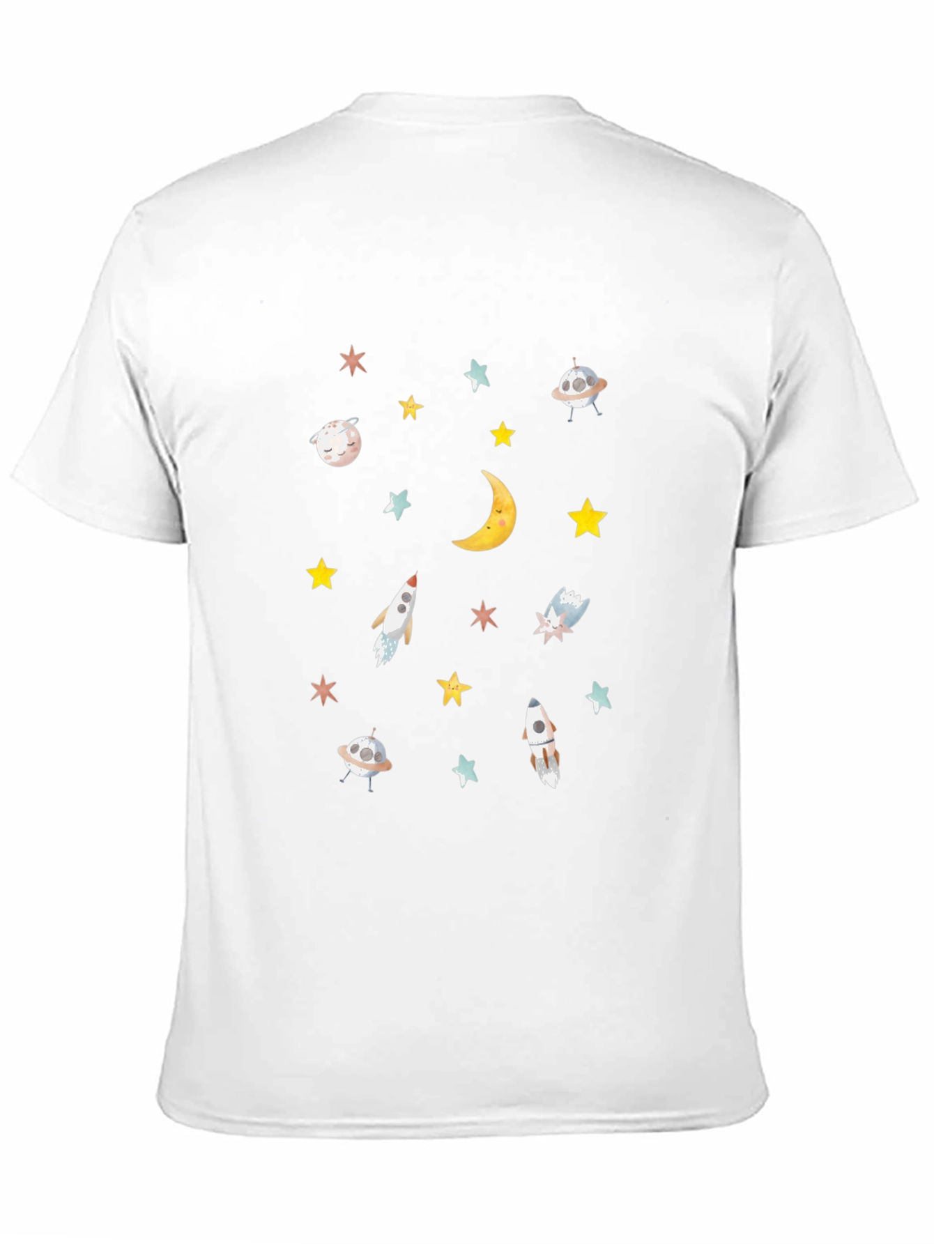 Cosmic Dreams T-Shirt | Space Pattern Tee